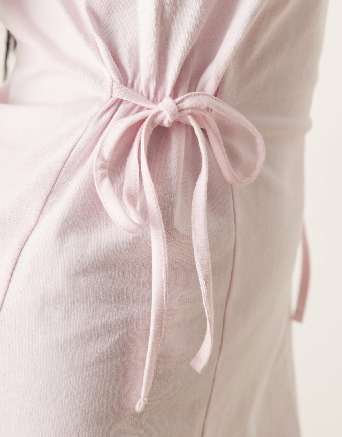 ASOS DESIGN sleeveless cinched mini dress in baby pink - ASOS Sample Sale