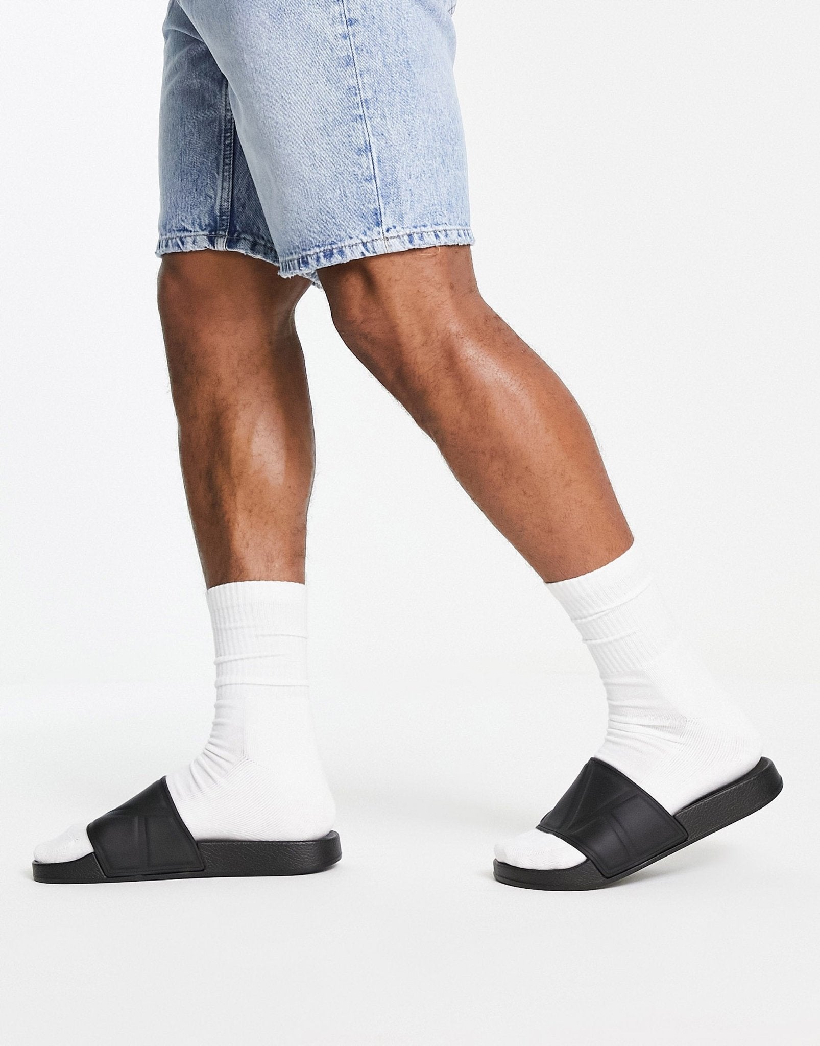 ASOS DESIGN sliders in black - ASOS Sample Sale