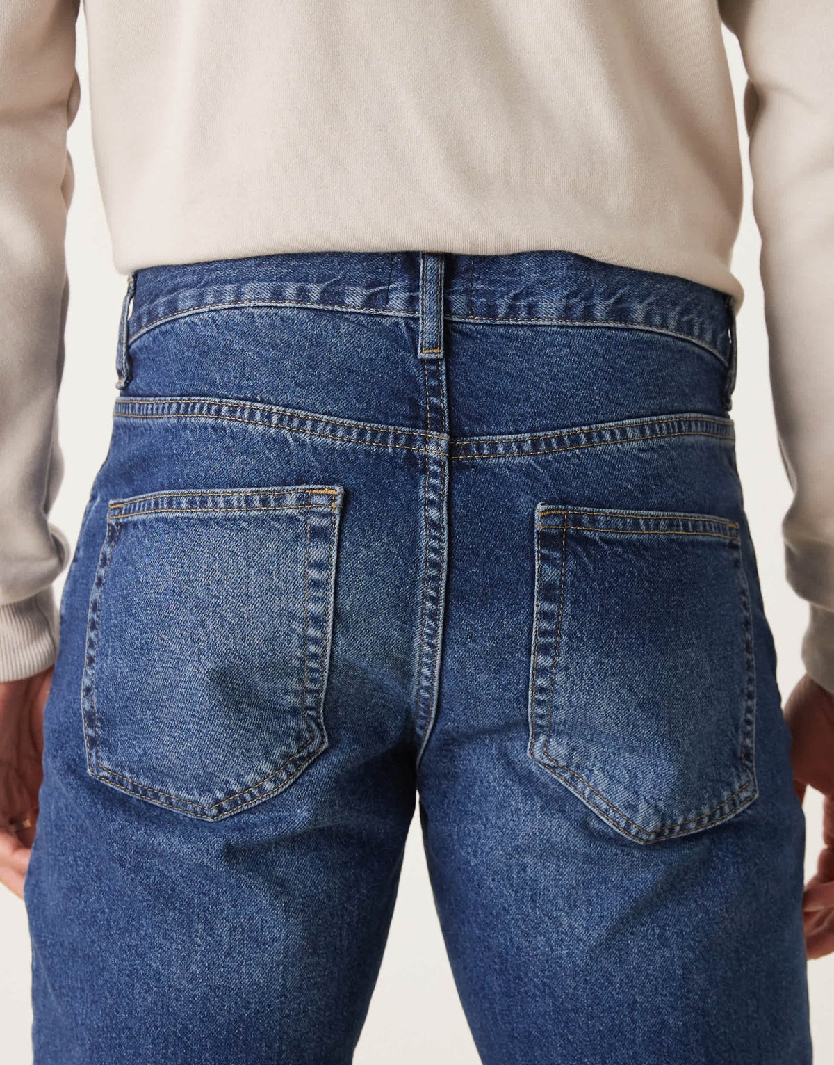 ASOS DESIGN slim fit jeans in dark wash blue - ASOS Sample Sale