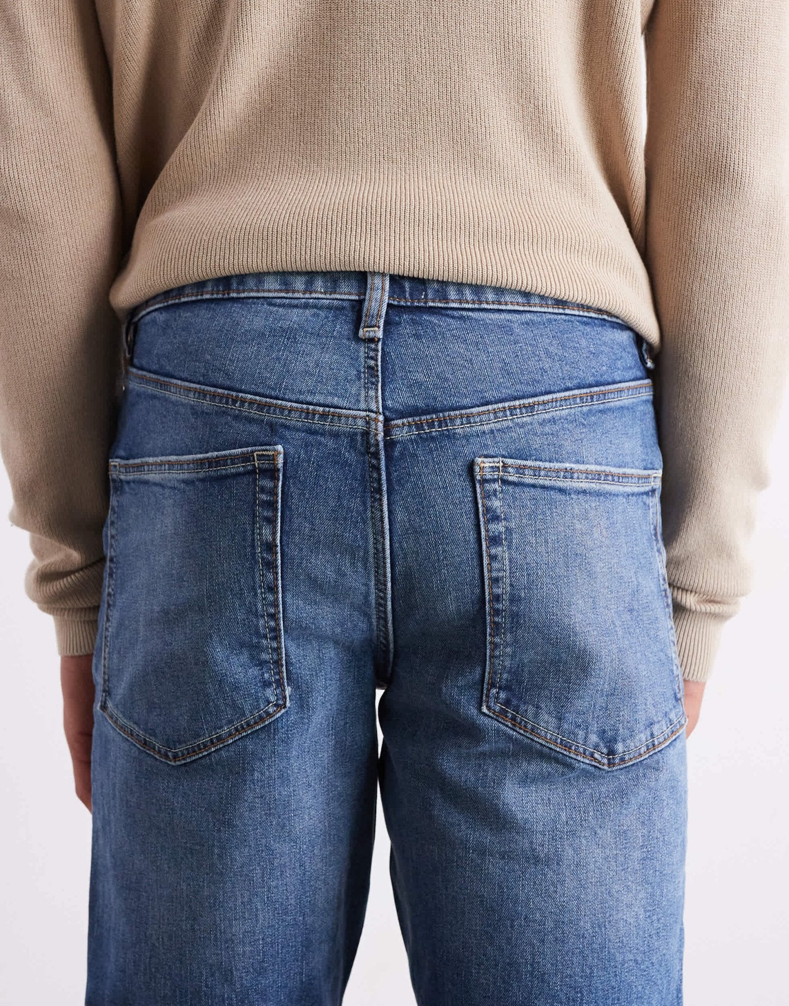 ASOS DESIGN slim jeans in mid wash blue - ASOS Sample Sale