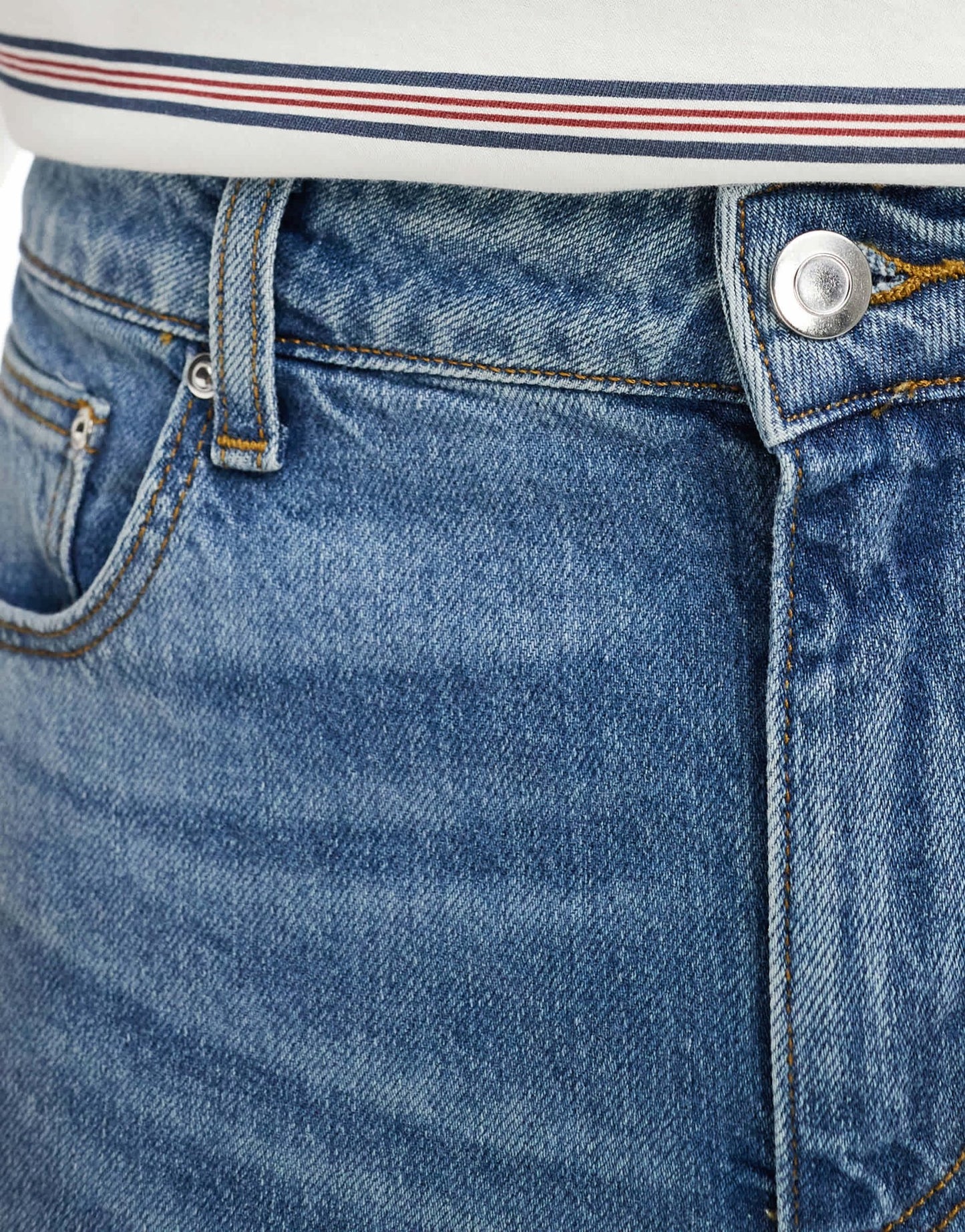 ASOS DESIGN slim jeans in mid wash blue - ASOS Sample Sale