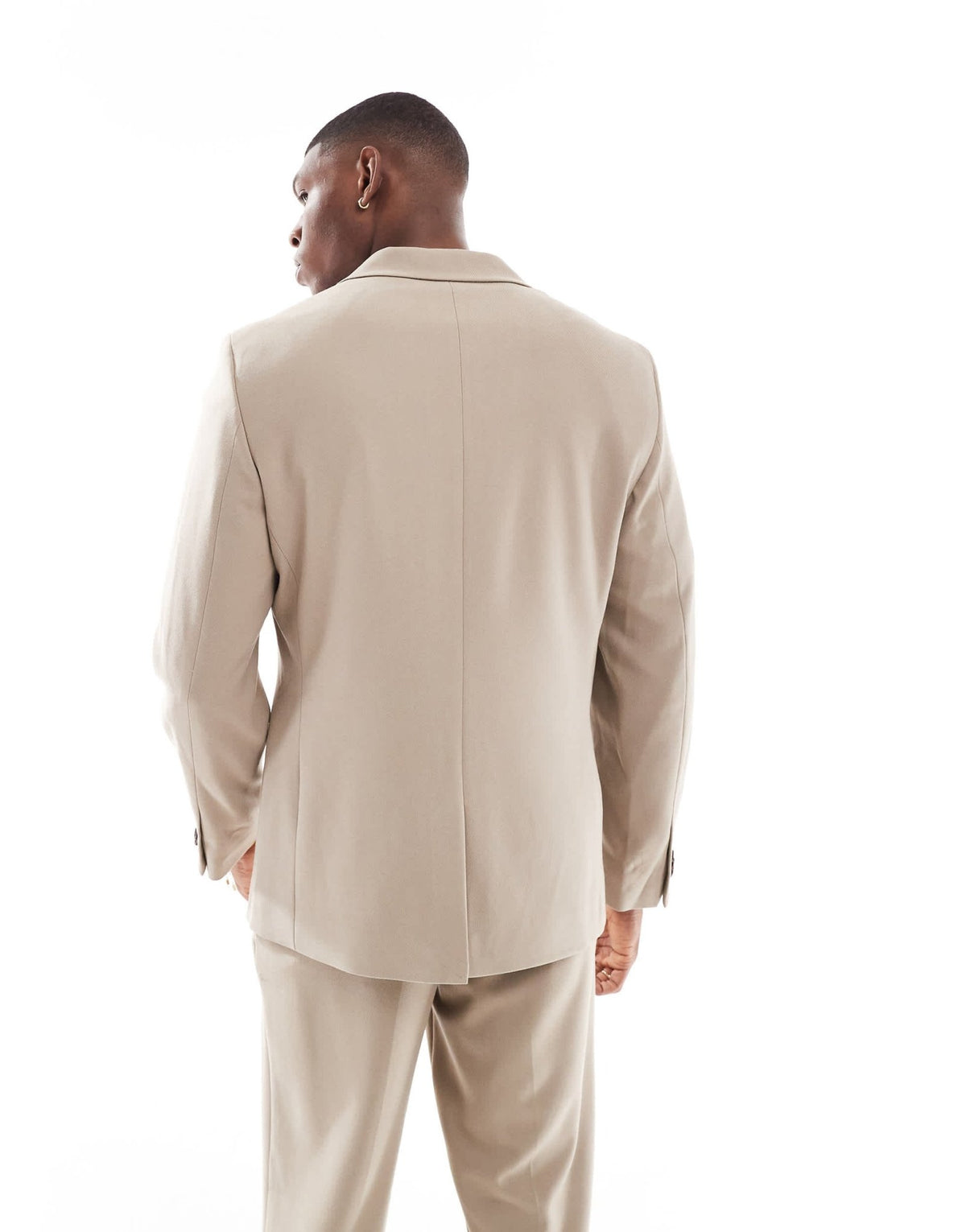 ASOS DESIGN slim suit jacket in brown twill - ASOS Sample Sale