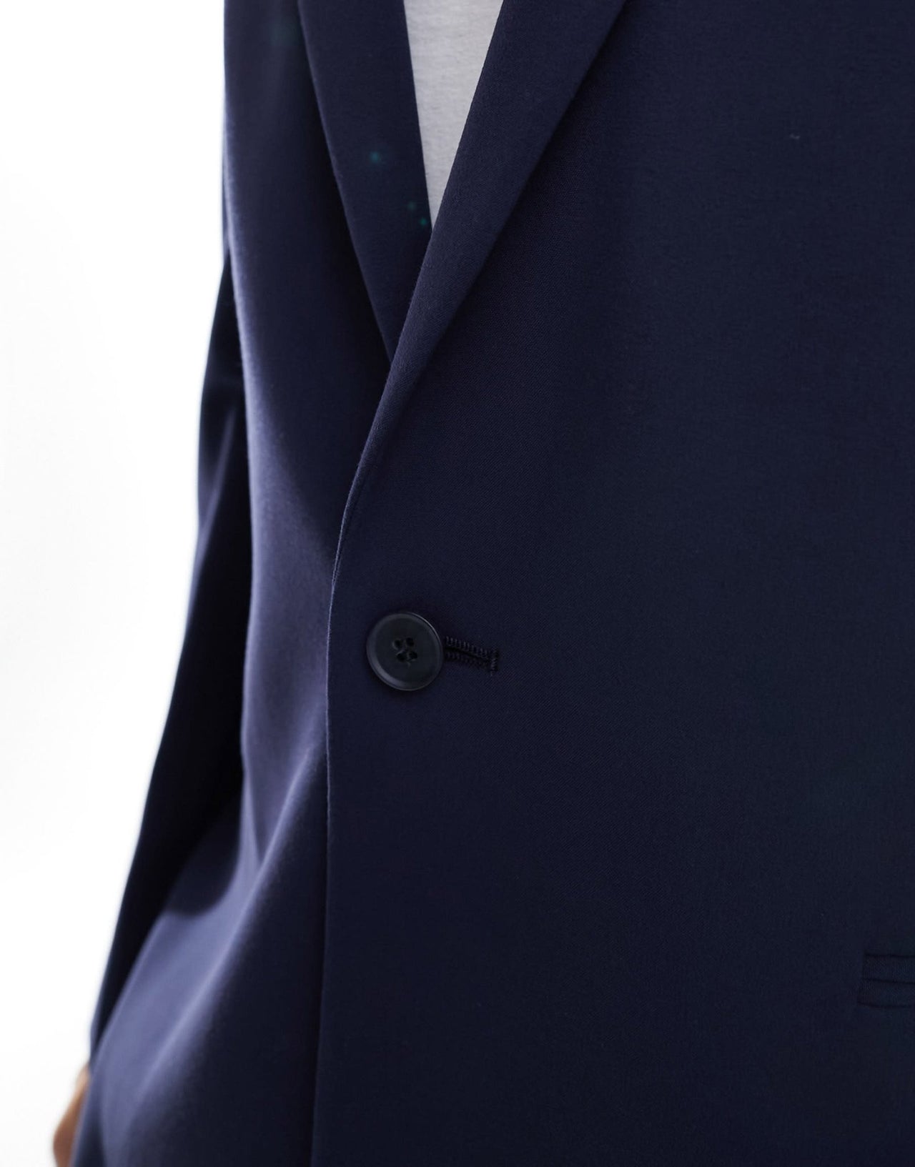 ASOS DESIGN slim suit jacket in navy - ASOS Sample Sale
