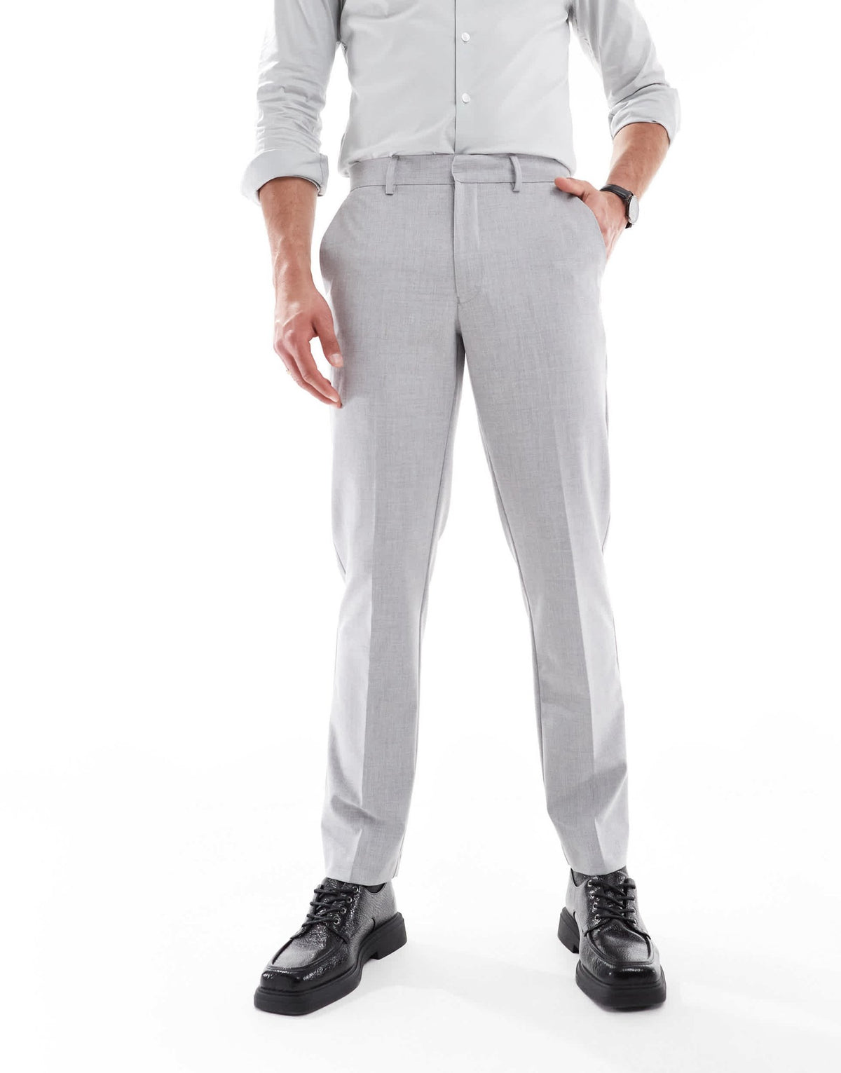 ASOS DESIGN slim suit trousers in grey - ASOS Sample Sale