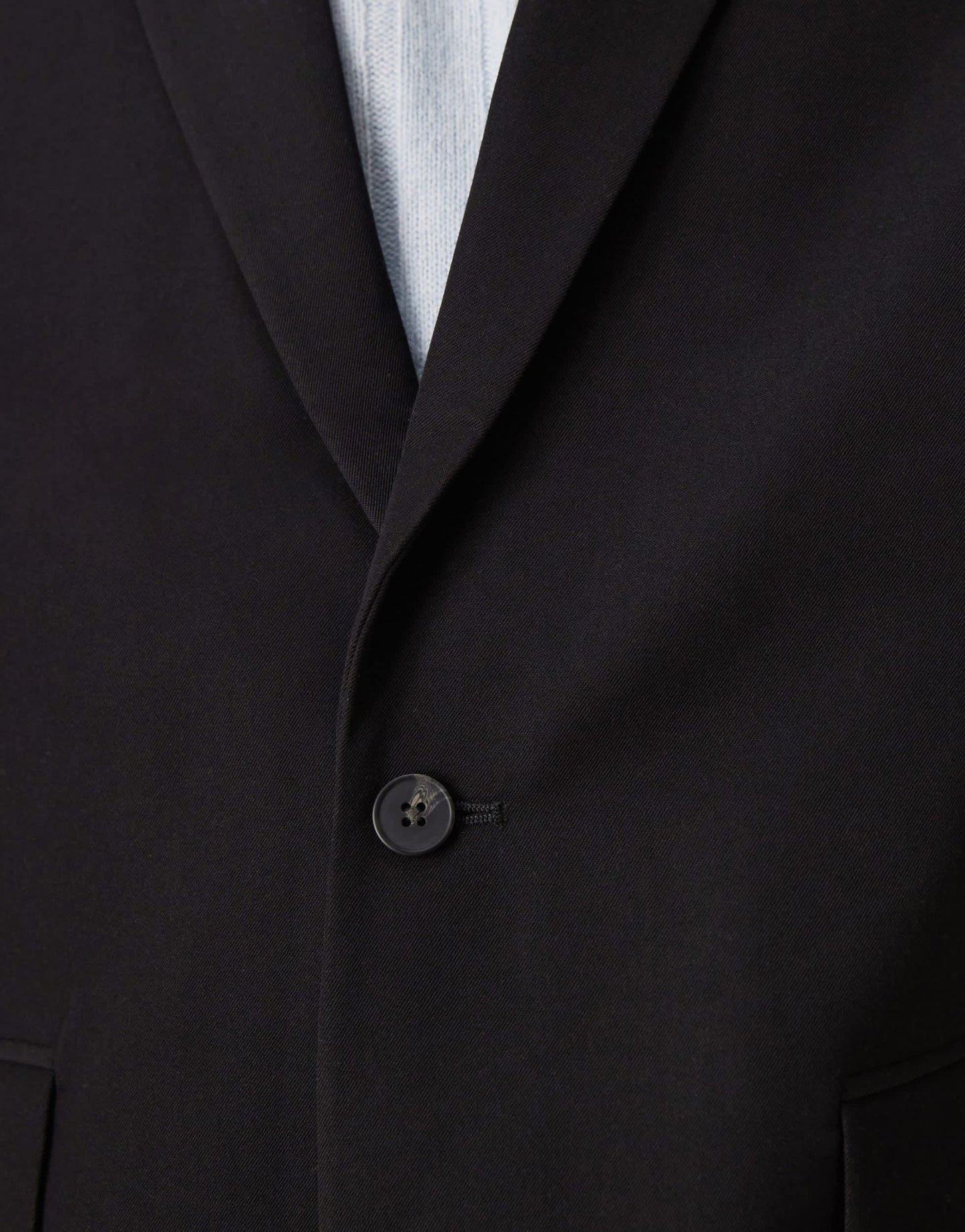 ASOS DESIGN slouchy boxy suit jacket in black twill - ASOS Sample Sale