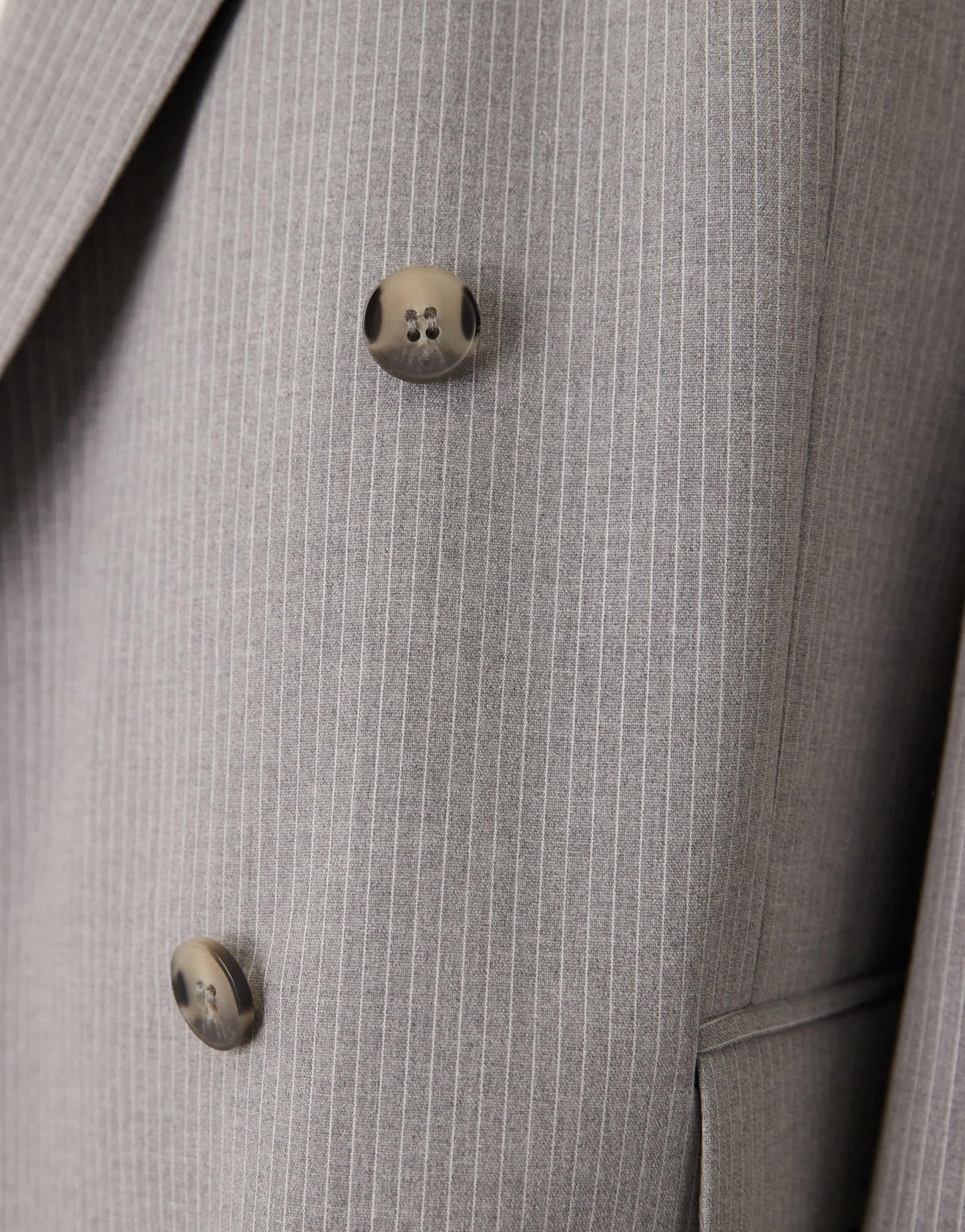 ASOS DESIGN slouchy oversized suit jacket in grey pinstripe - ASOS Sample Sale