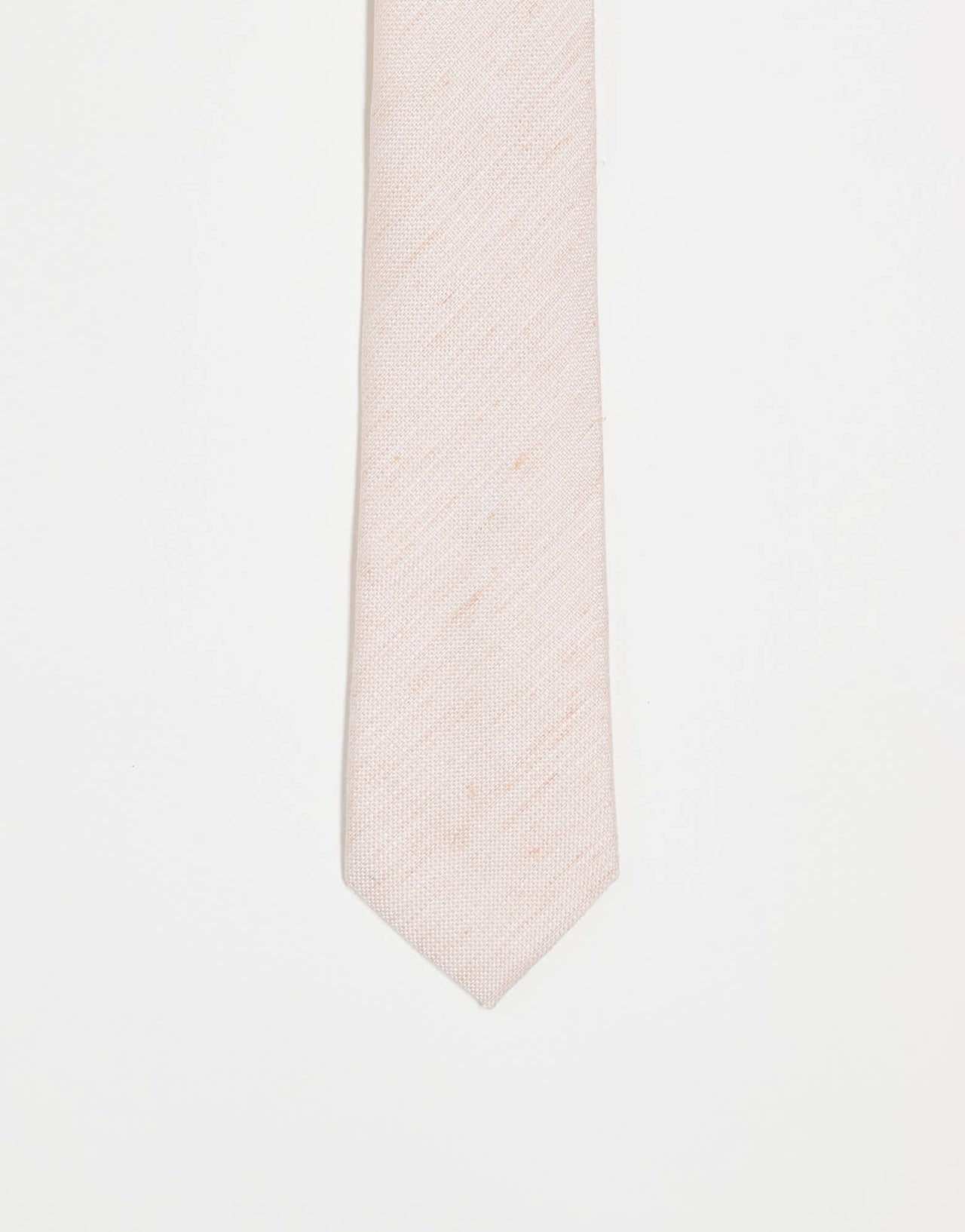 ASOS DESIGN slub textured tie in pink - ASOS Sample Sale