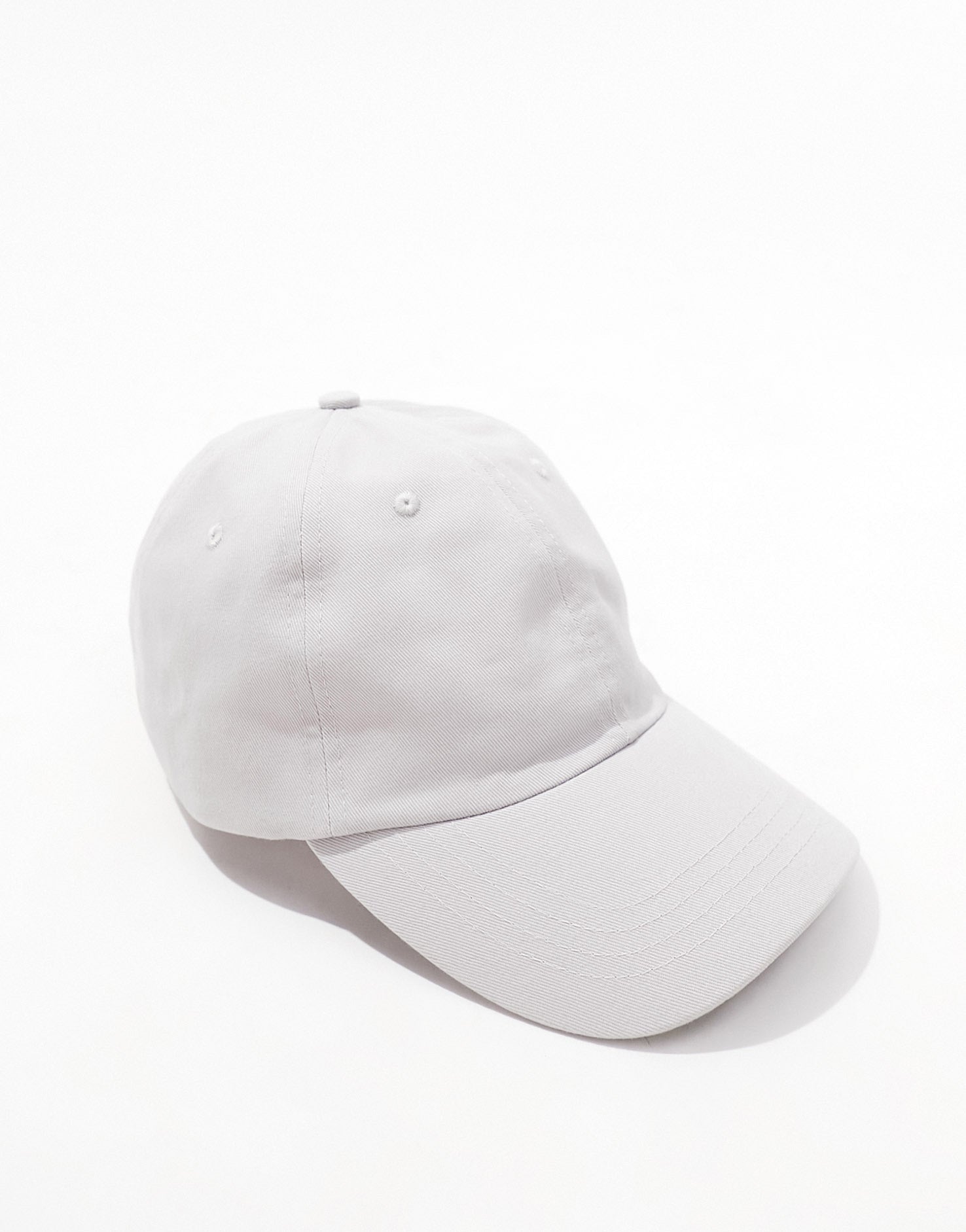 ASOS DESIGN soft baseball cap in grey cotton - ASOS Sample Sale