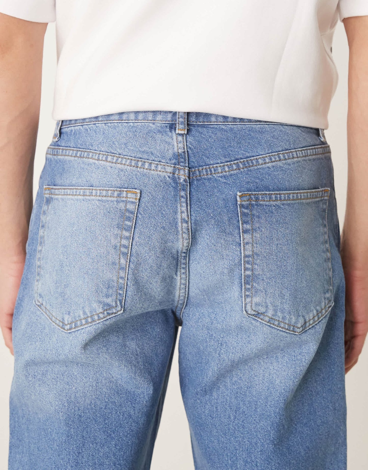 ASOS DESIGN straight leg jeans light wash blue - ASOS Sample Sale