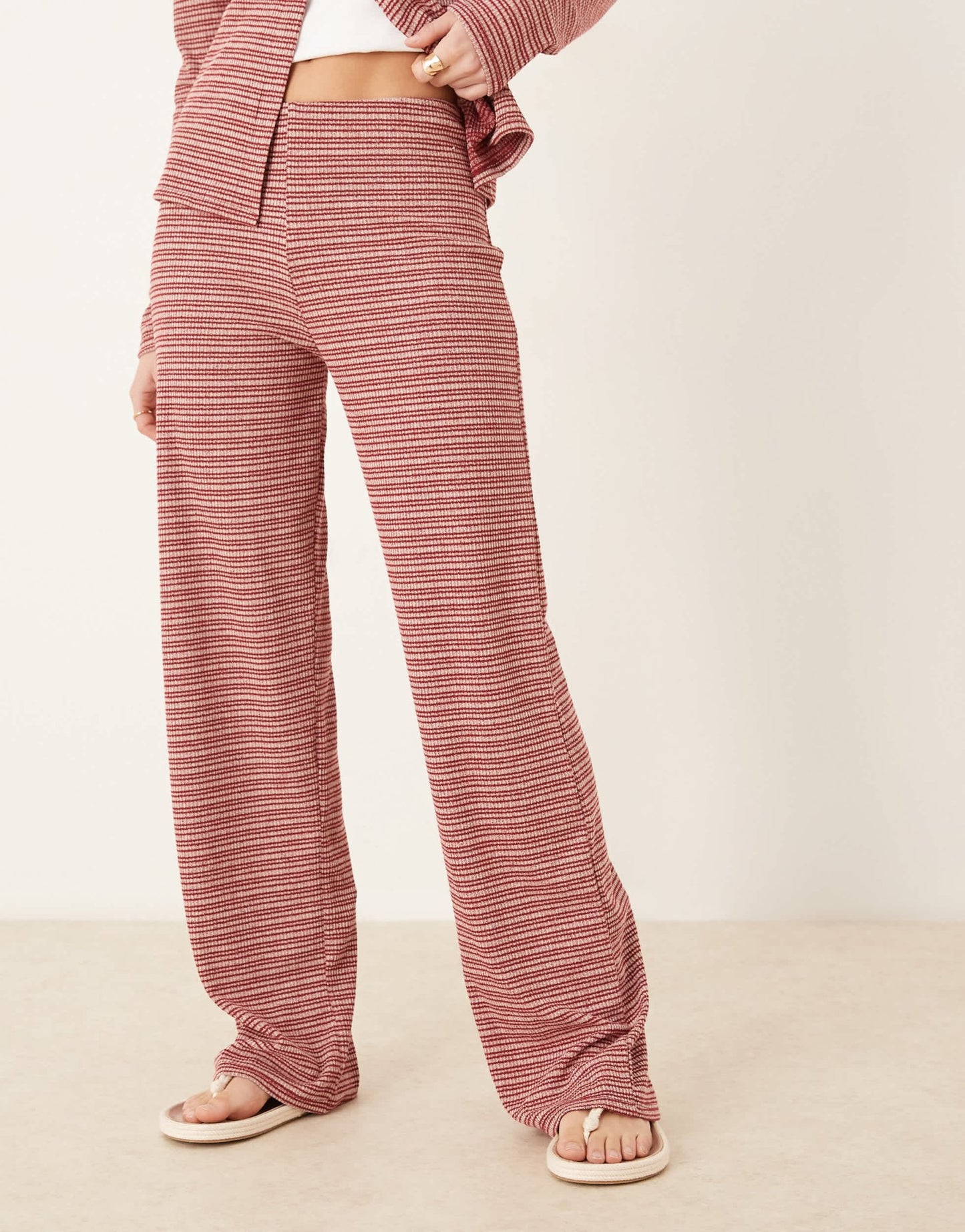 ASOS DESIGN stripe co - ord wide leg trouser - ASOS Sample Sale