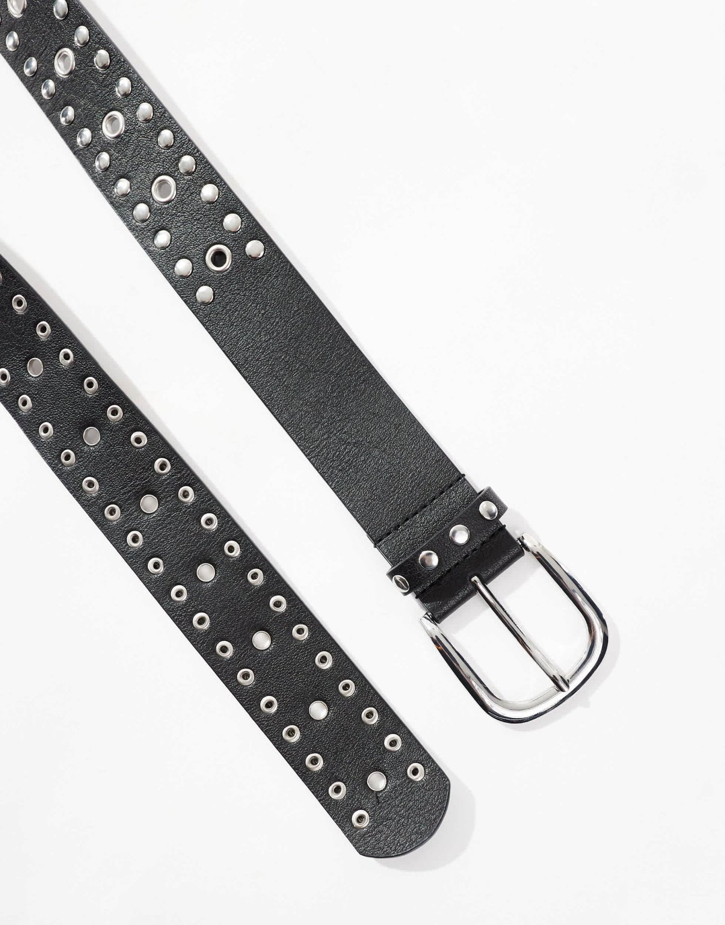 ASOS DESIGN studded waist and hip jeans belt in black - ASOS Sample Sale