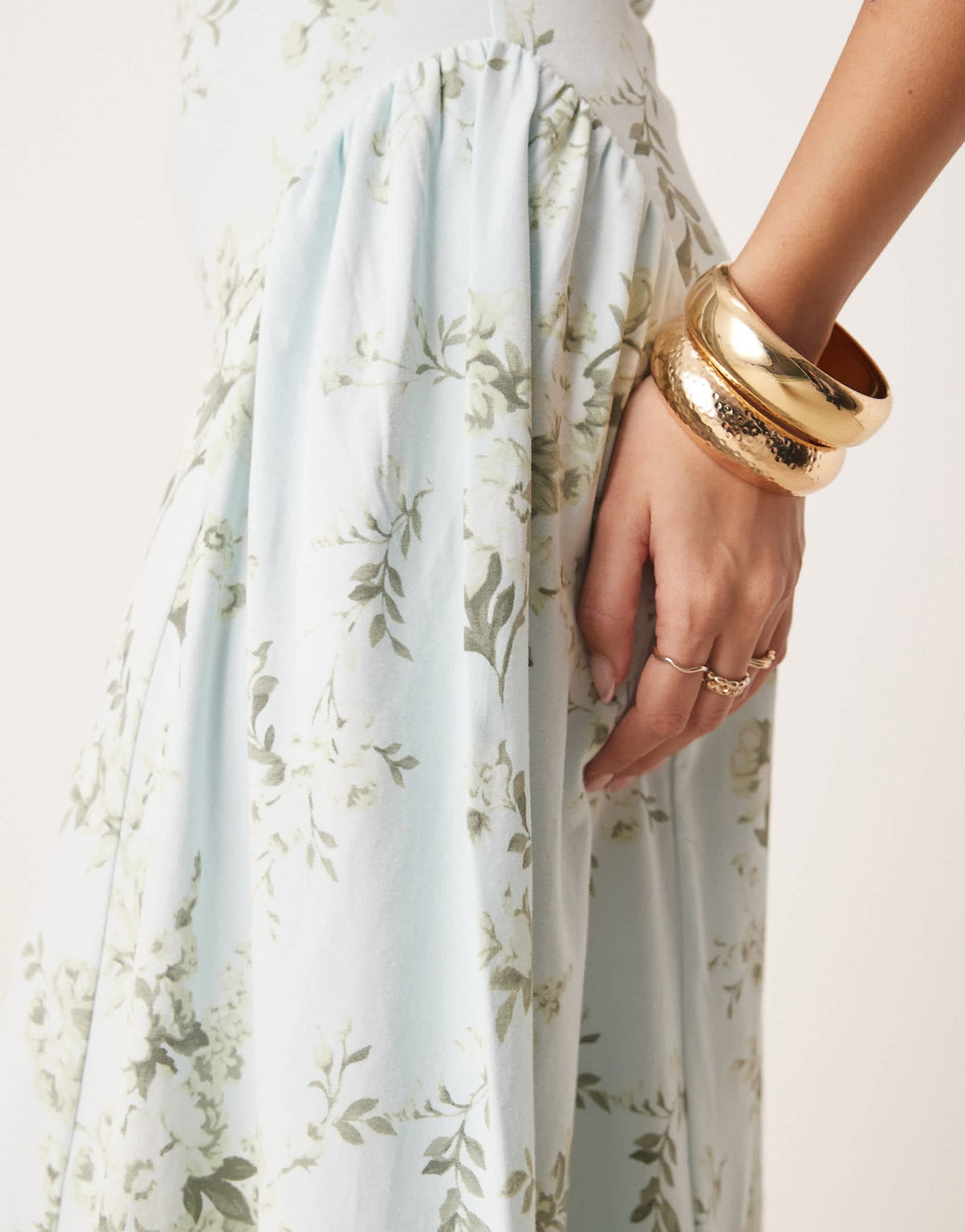 ASOS DESIGN summer maxi dress with full skirt in ditsy print - ASOS Sample Sale