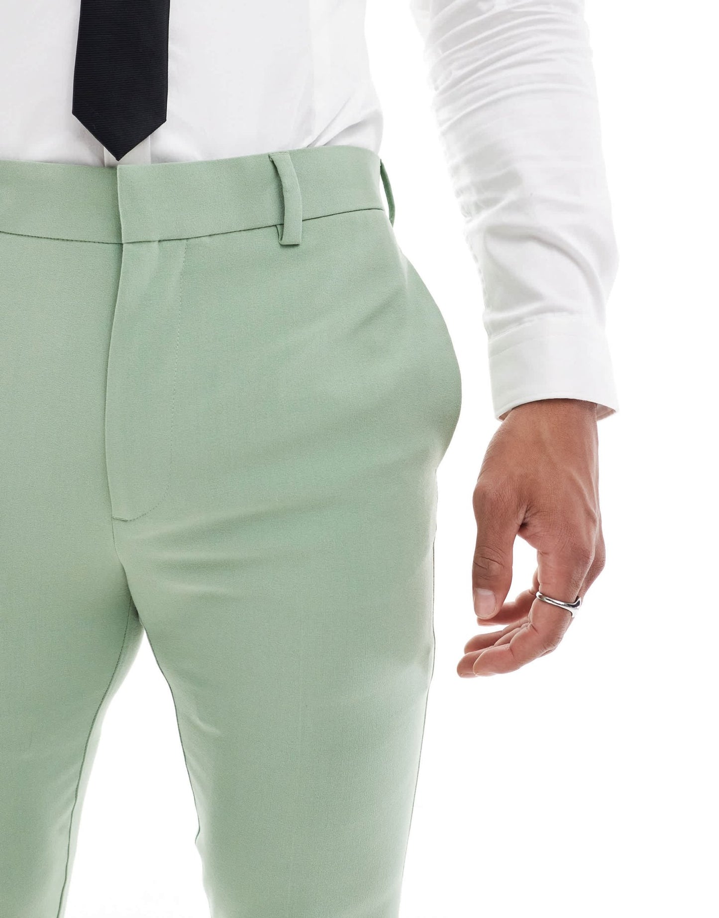 ASOS DESIGN super skinny suit trousers in sage - ASOS Sample Sale