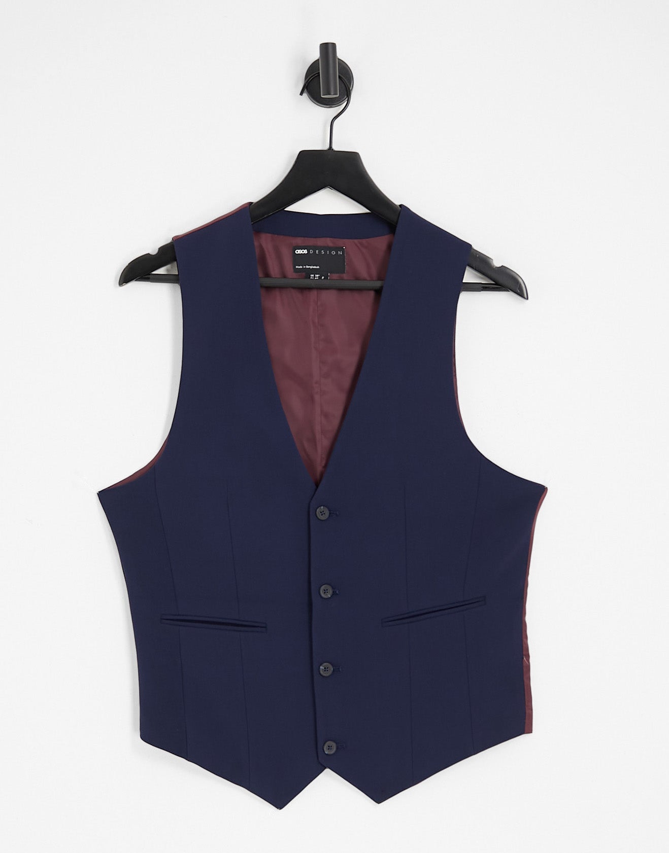 ASOS DESIGN super skinny suit waistcoat in navy - ASOS Sample Sale