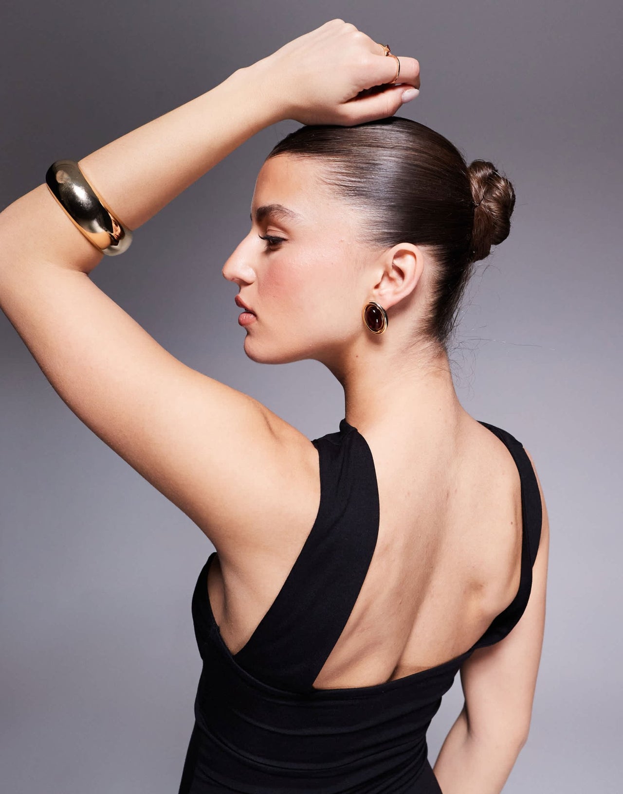 ASOS DESIGN sweetheart bandeau with faux scarf strap maxi dress in black - ASOS Sample Sale