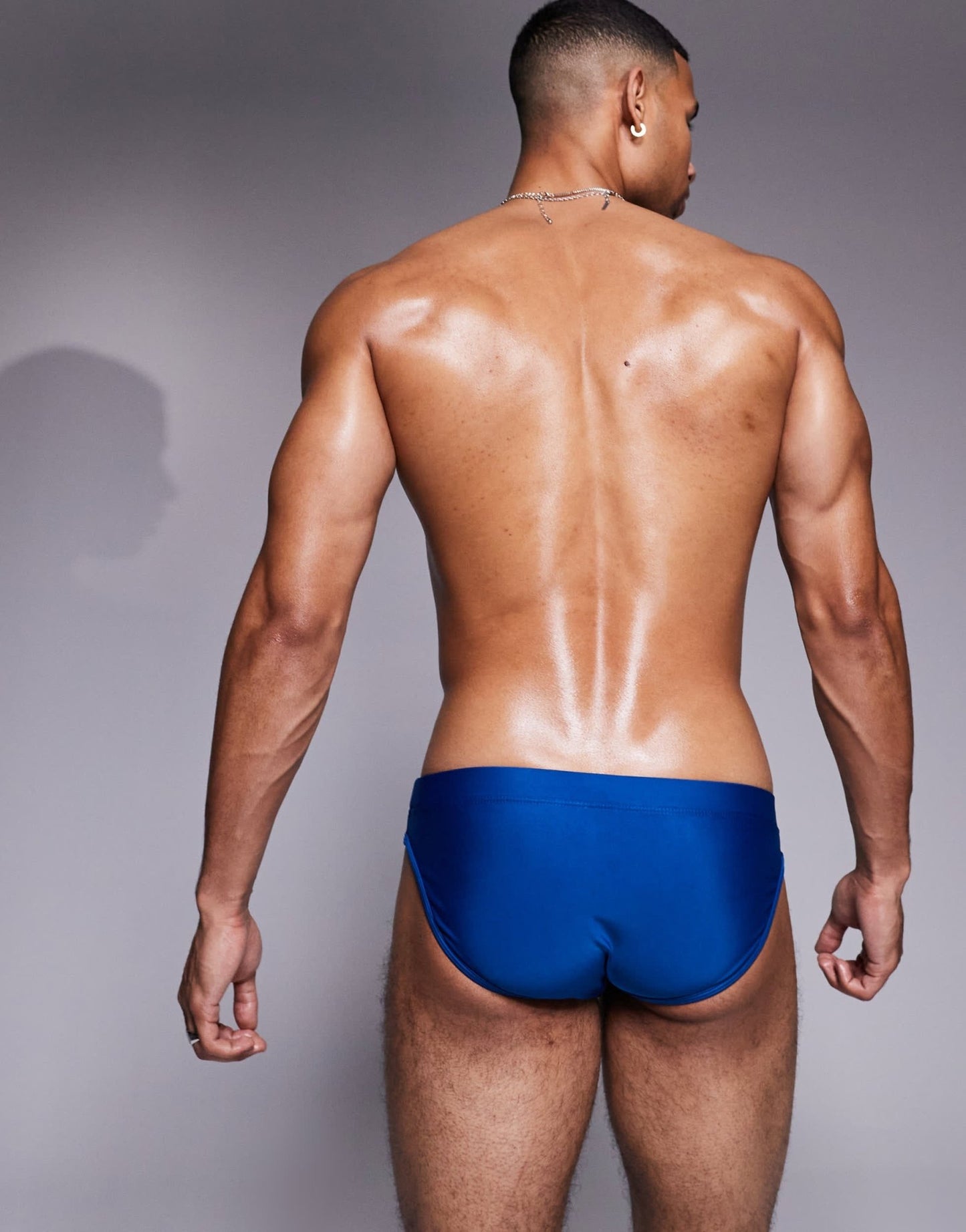 ASOS DESIGN swim briefs in blue - ASOS Sample Sale