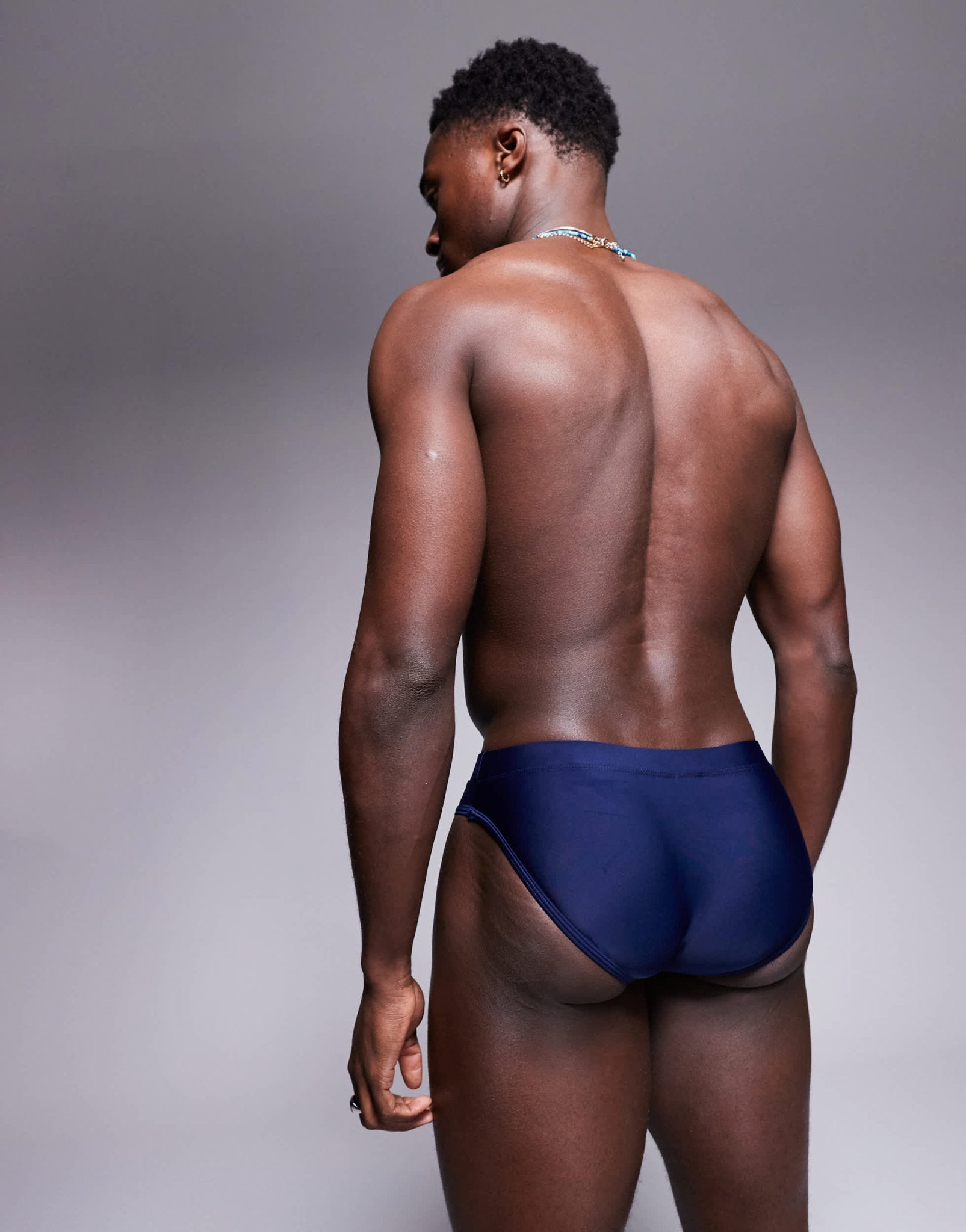 ASOS DESIGN swim briefs in navy - ASOS Sample Sale