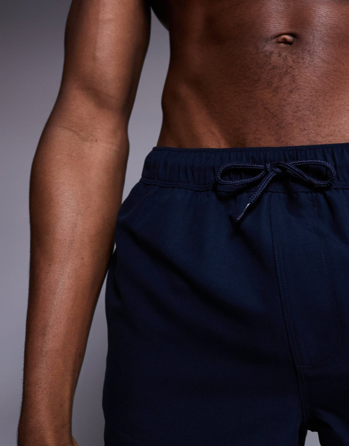 ASOS DESIGN swim shorts in super short length in navy - ASOS Sample Sale