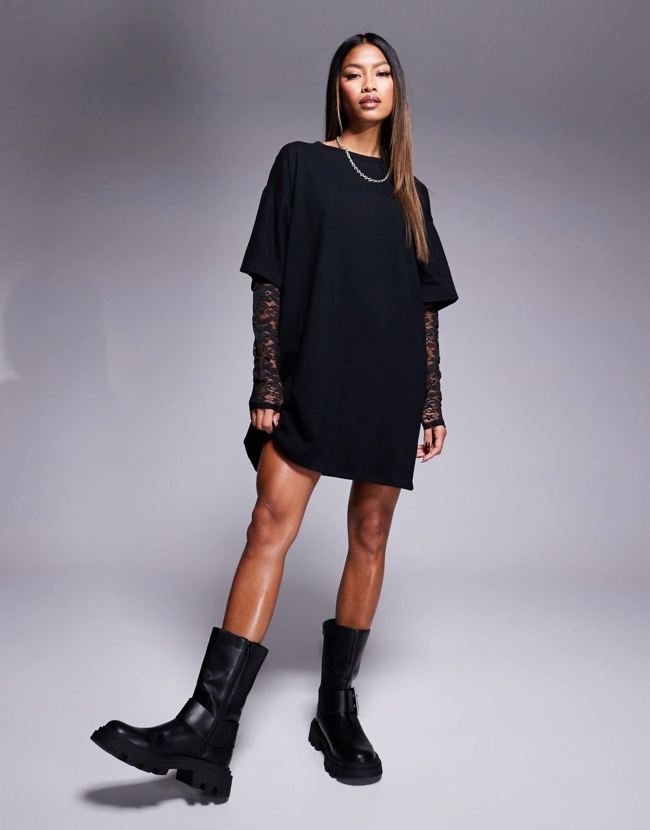 shirt dress asos DESIGN satin midi t in black Button fastening Monki Gingham Smock Shirt Dress,