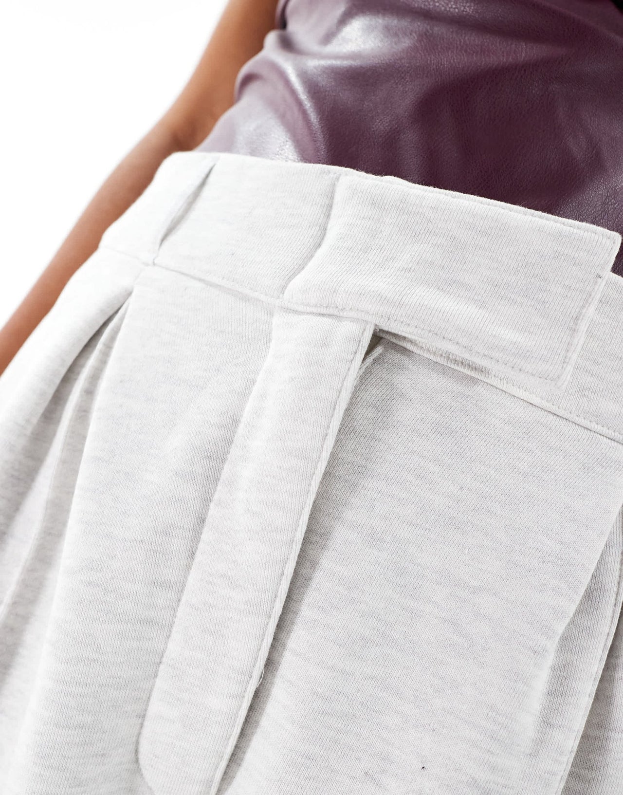 ASOS DESIGN tailored jersey joggers in ice marl - ASOS Sample Sale