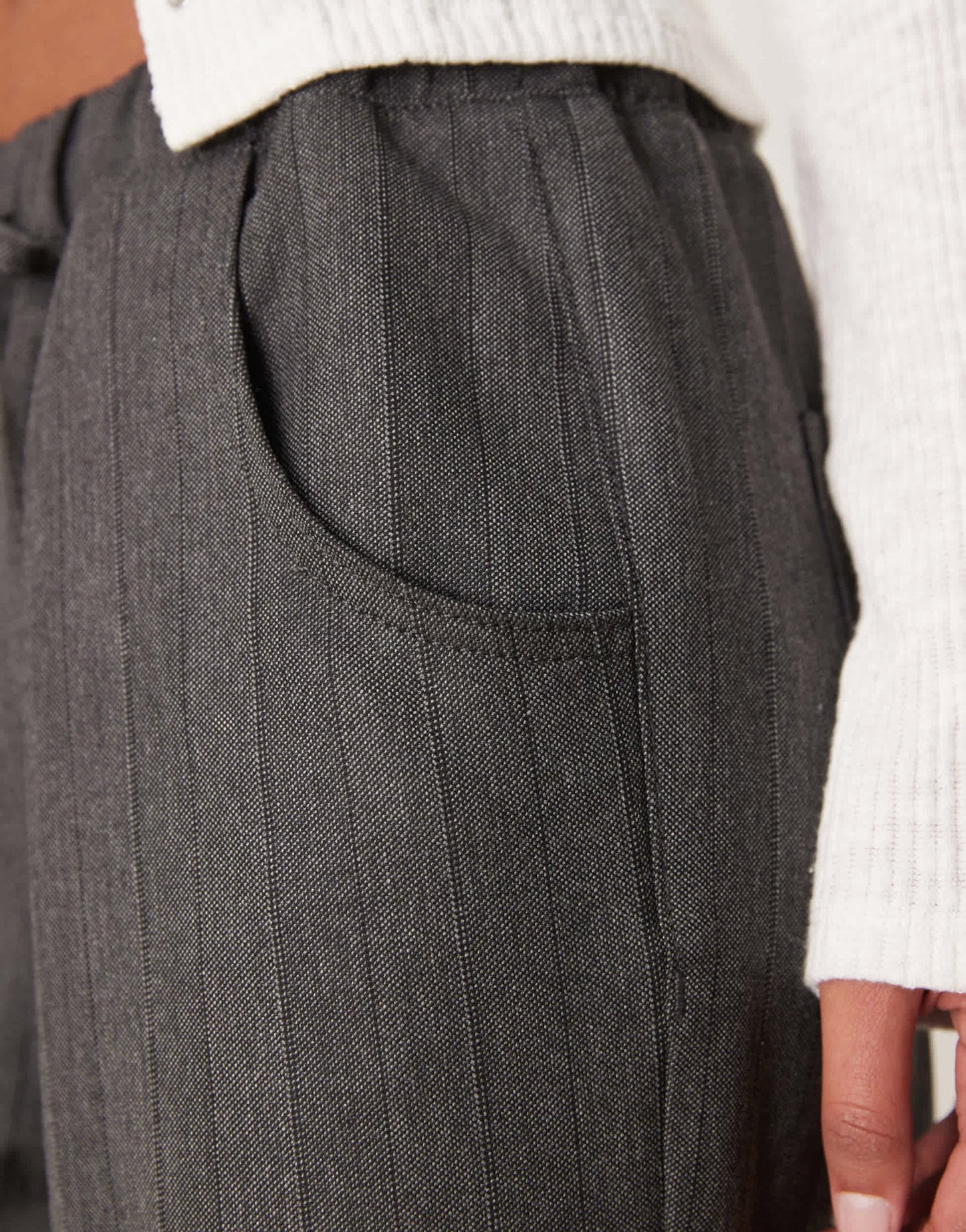 ASOS DESIGN tailored jogger with drawstring waist in grey - ASOS Sample Sale