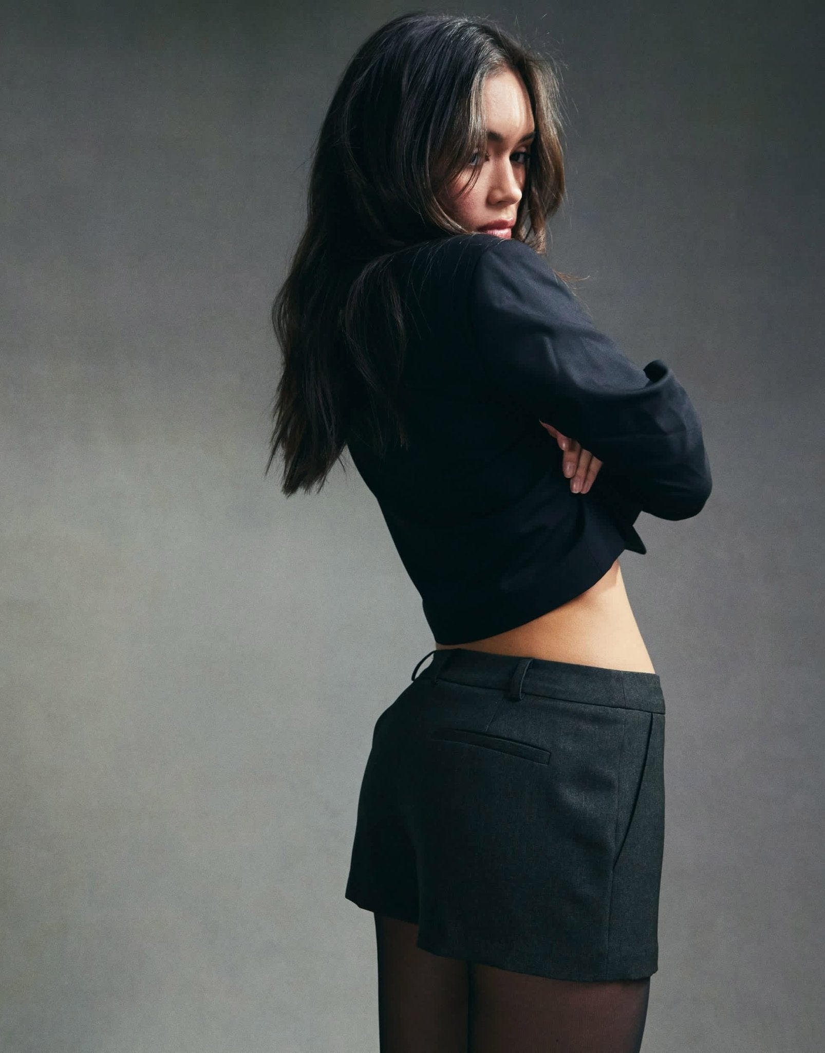 ASOS DESIGN tailored micro shorts in dark grey - ASOS Sample Sale