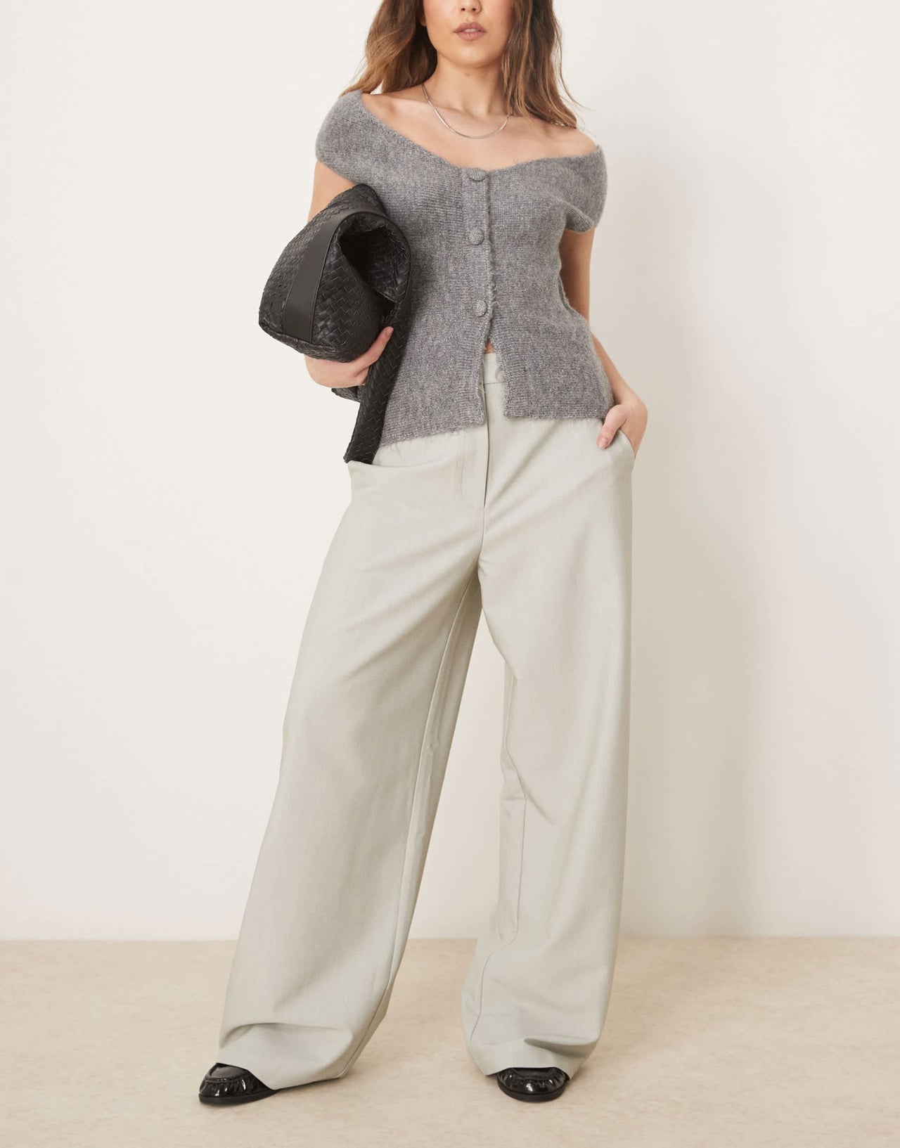 ASOS DESIGN tailored relaxed straight leg trousers in sage green - ASOS Sample Sale
