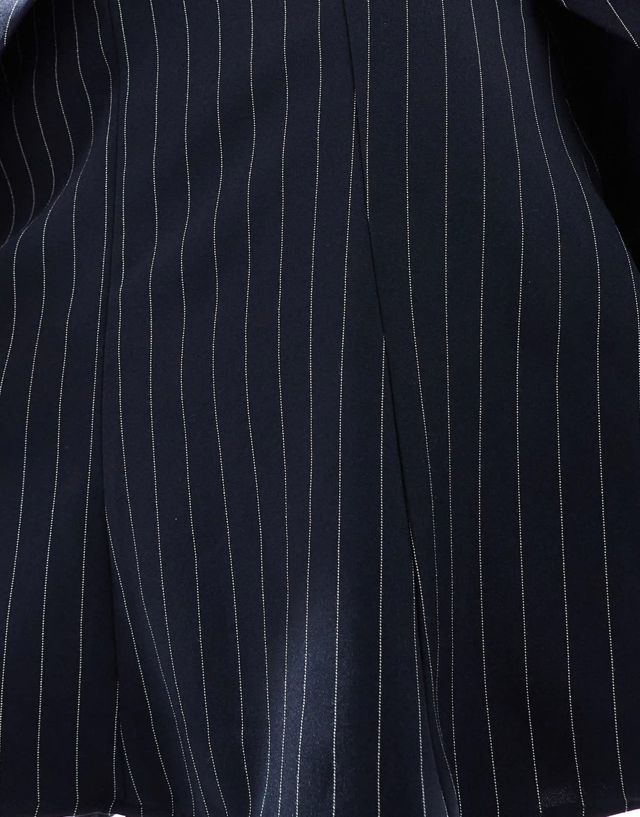 ASOS DESIGN tailored seam detail mini skirt in navy pinstripe co ord - ASOS Sample Sale