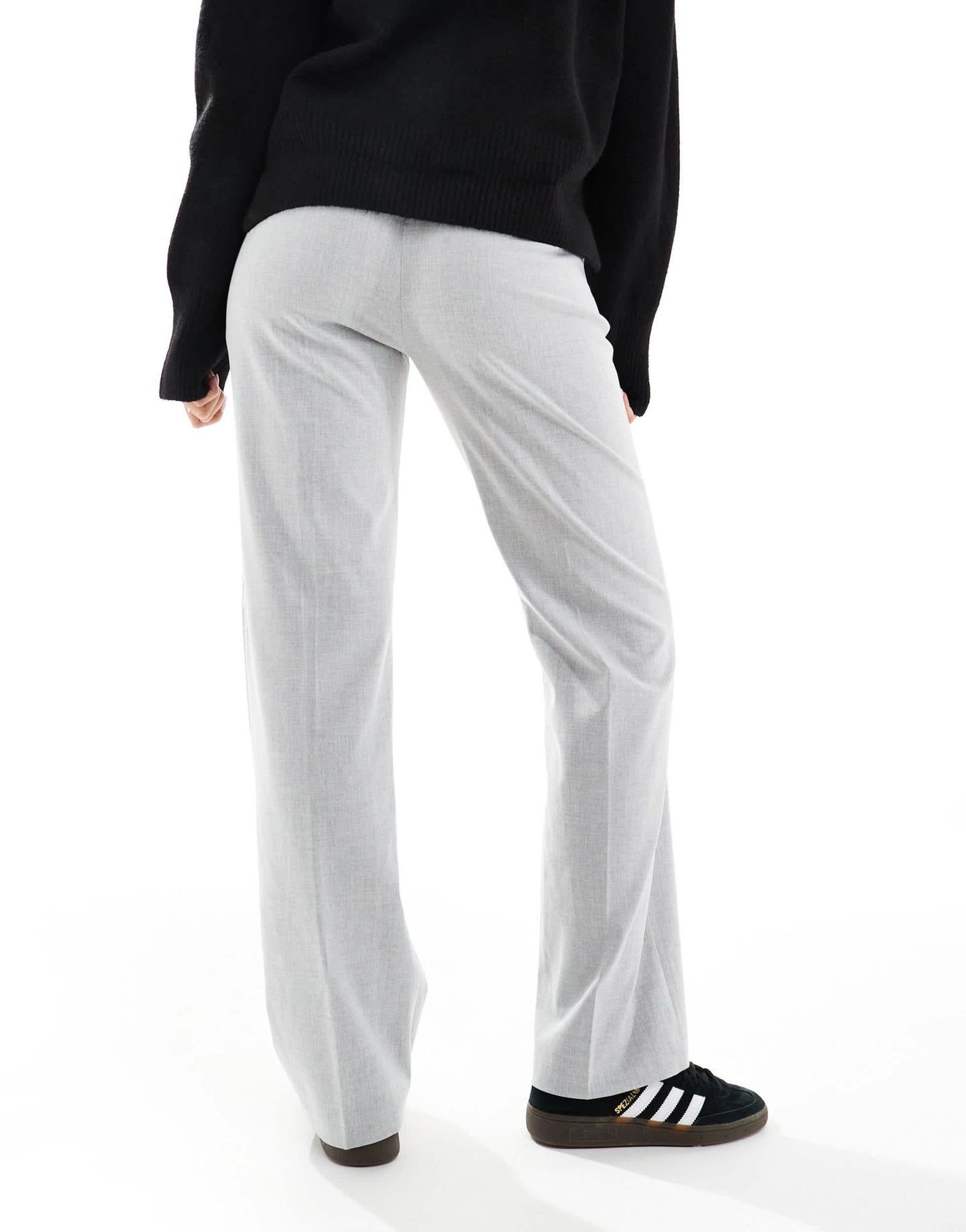 ASOS DESIGN tailored slim straight trousers in light grey - ASOS Sample Sale