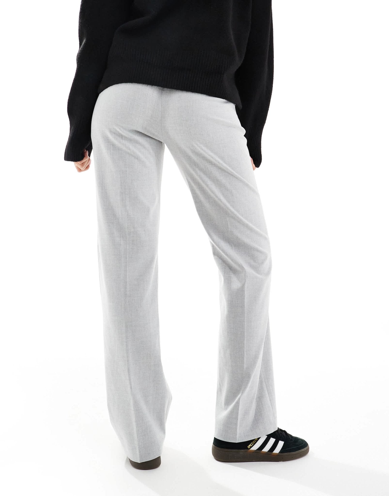 ASOS DESIGN tailored slim straight trousers in light grey - ASOS Sample Sale