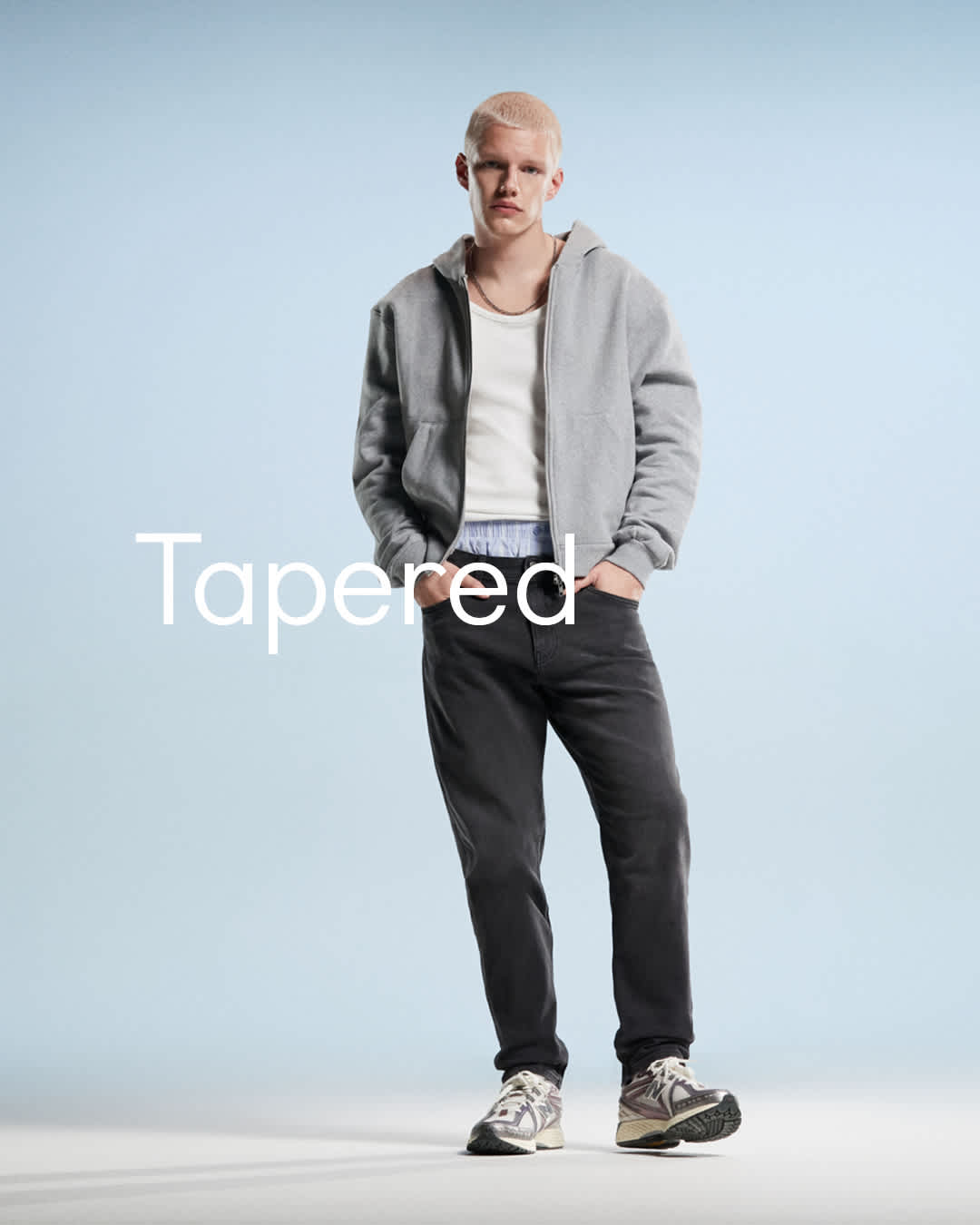 ASOS DESIGN tapered jeans in black wash - ASOS Sample Sale