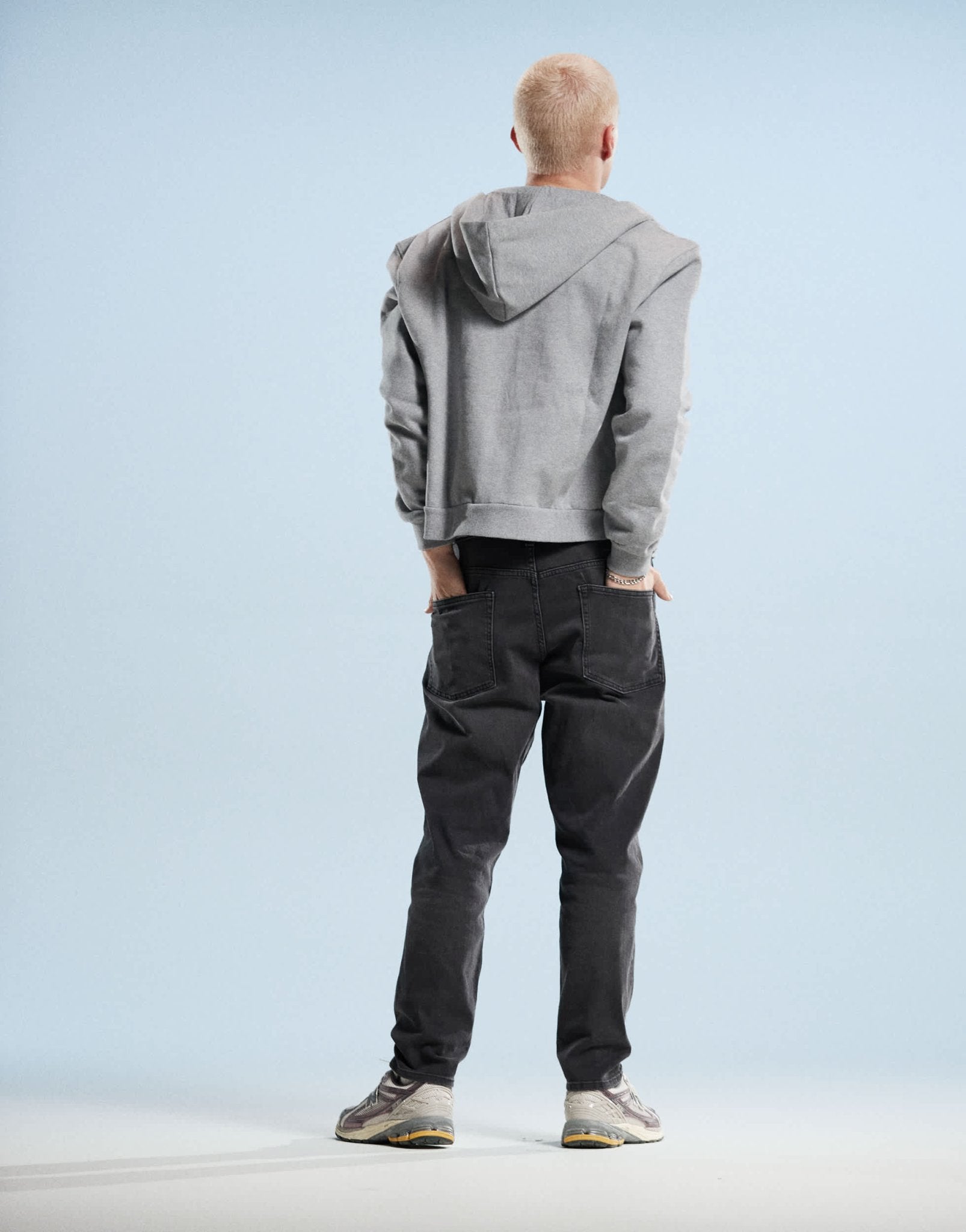 ASOS DESIGN tapered jeans in black wash - ASOS Sample Sale