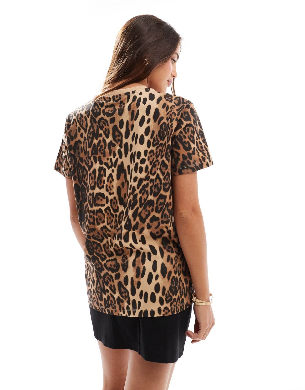 ASOS DESIGN ultimate t-shirt with crew neck in leopard print - ASOS Sample Sale