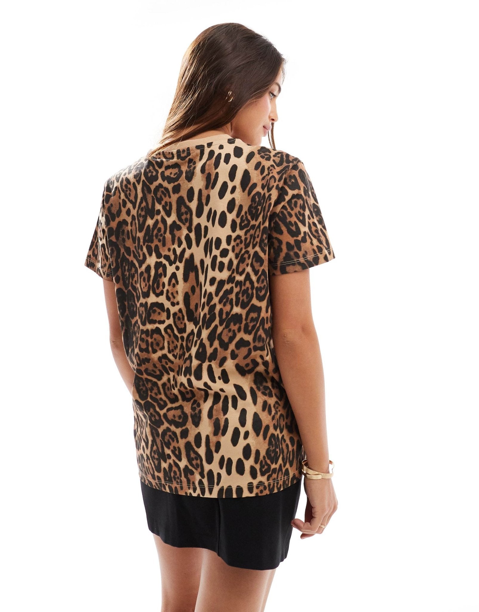 ASOS DESIGN ultimate t-shirt with crew neck in leopard print - ASOS Sample Sale