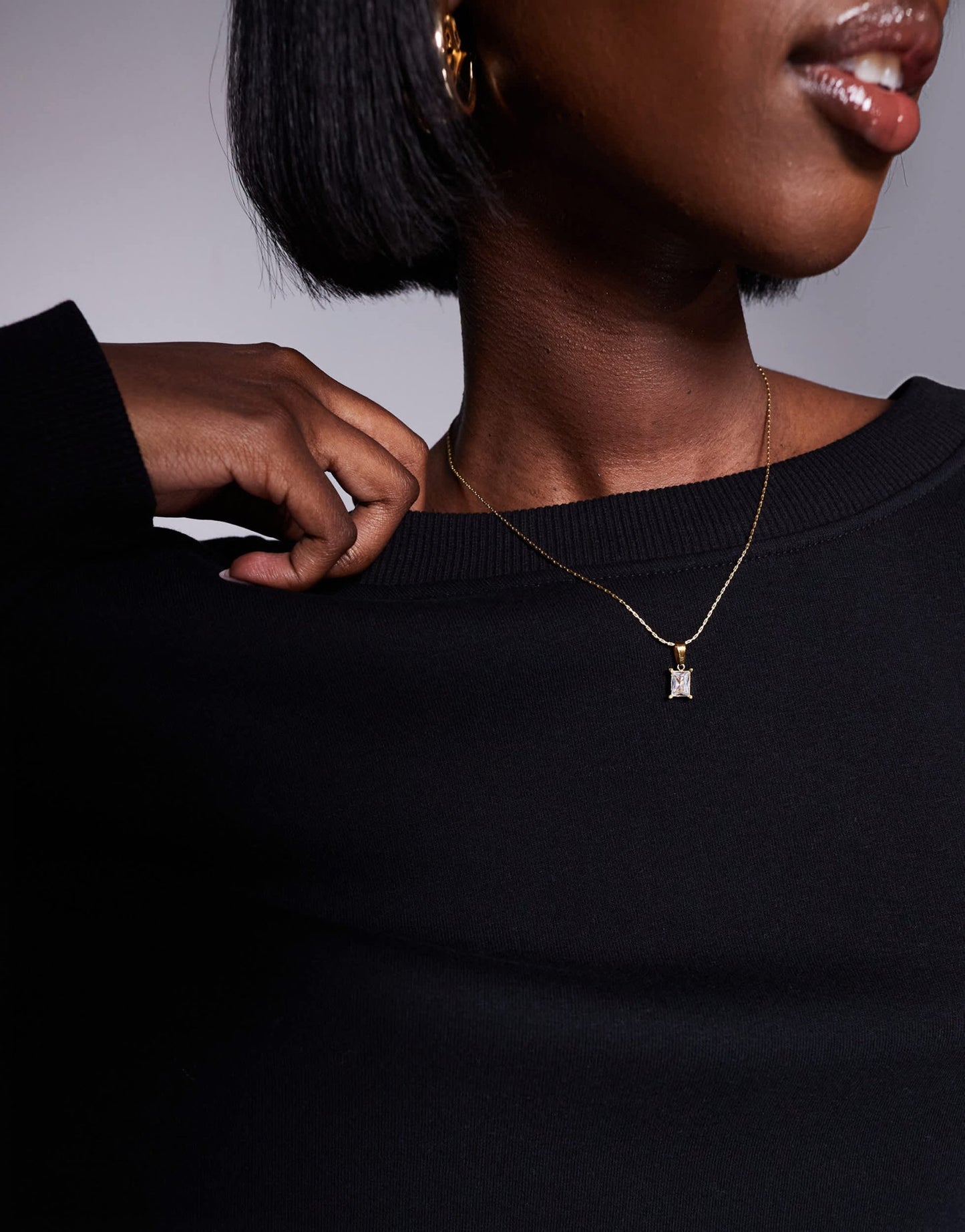 ASOS DESIGN V back sweat top in black - ASOS Sample Sale