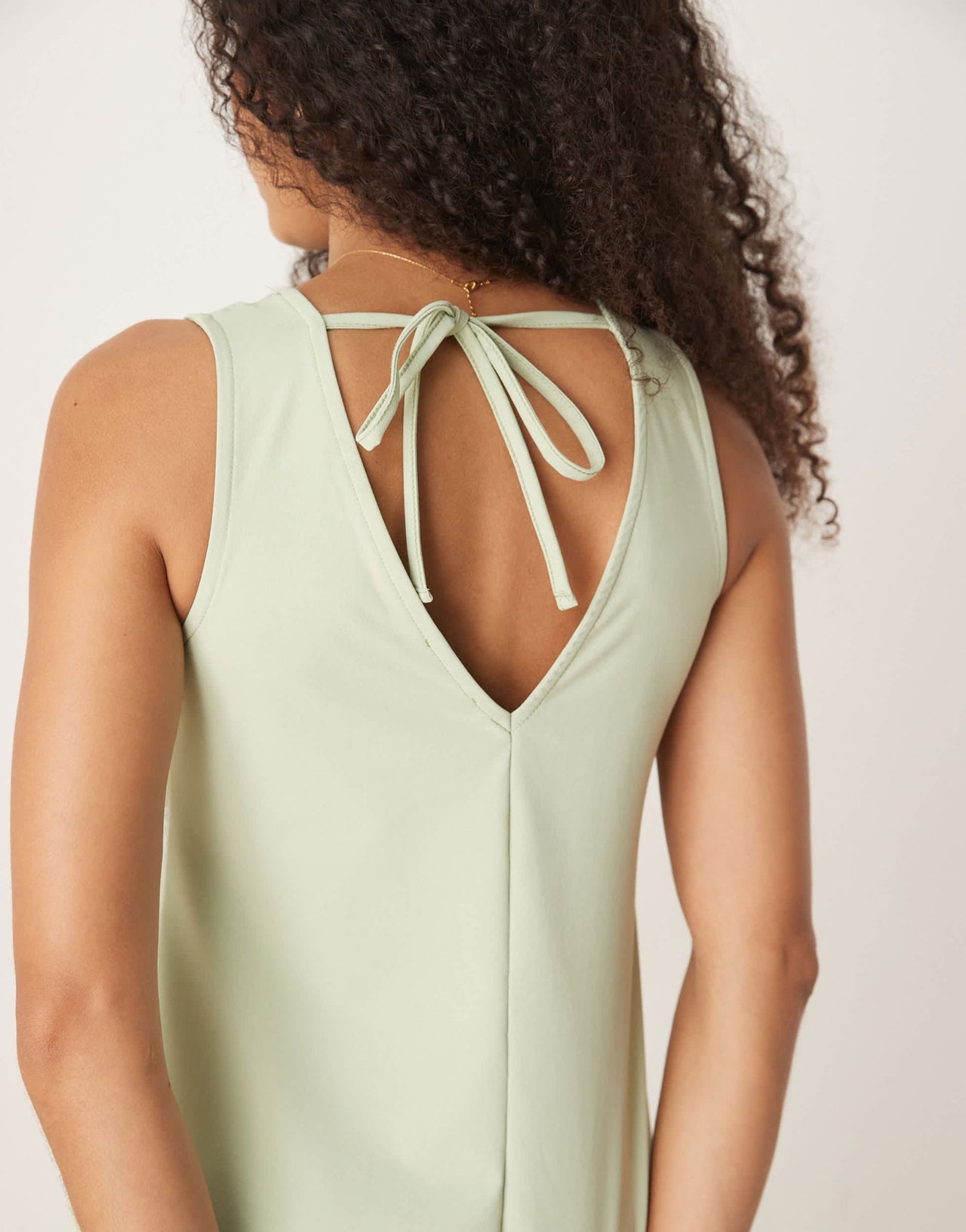 ASOS DESIGN V front lace insert midi dress in sage - ASOS Sample Sale