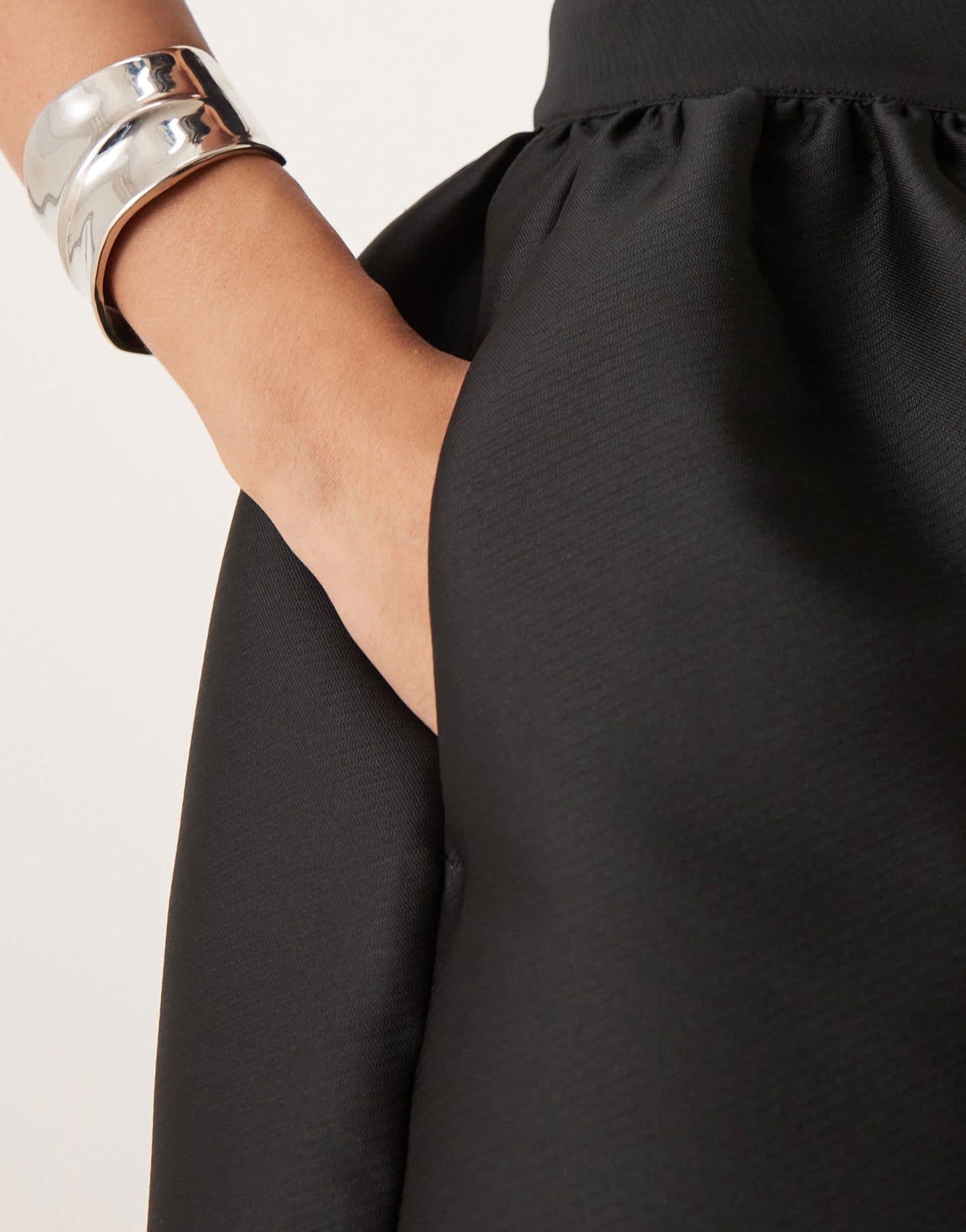ASOS DESIGN volume maxi skirt in black - ASOS Sample Sale