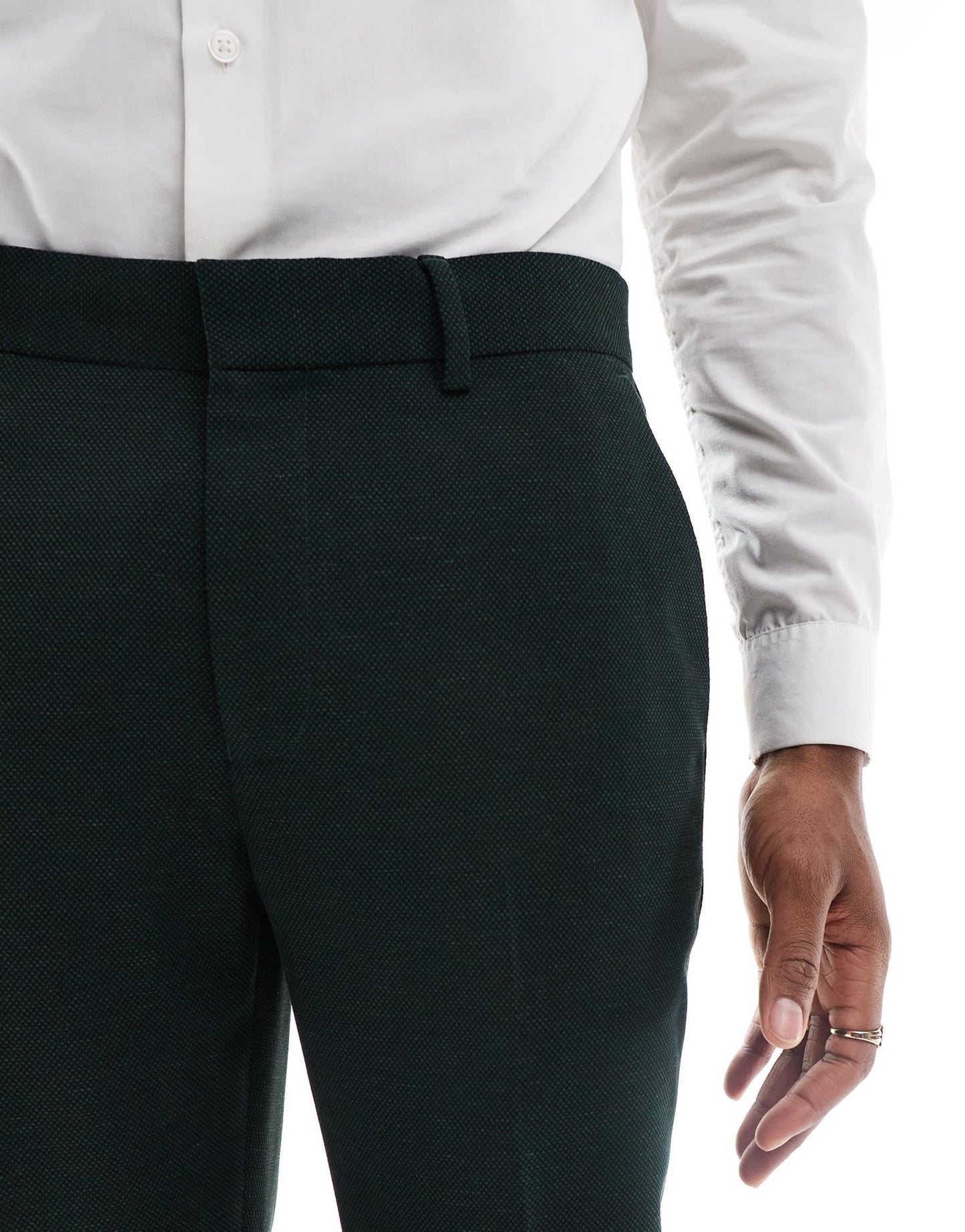ASOS DESIGN wedding skinny suit trousers in green - ASOS Sample Sale