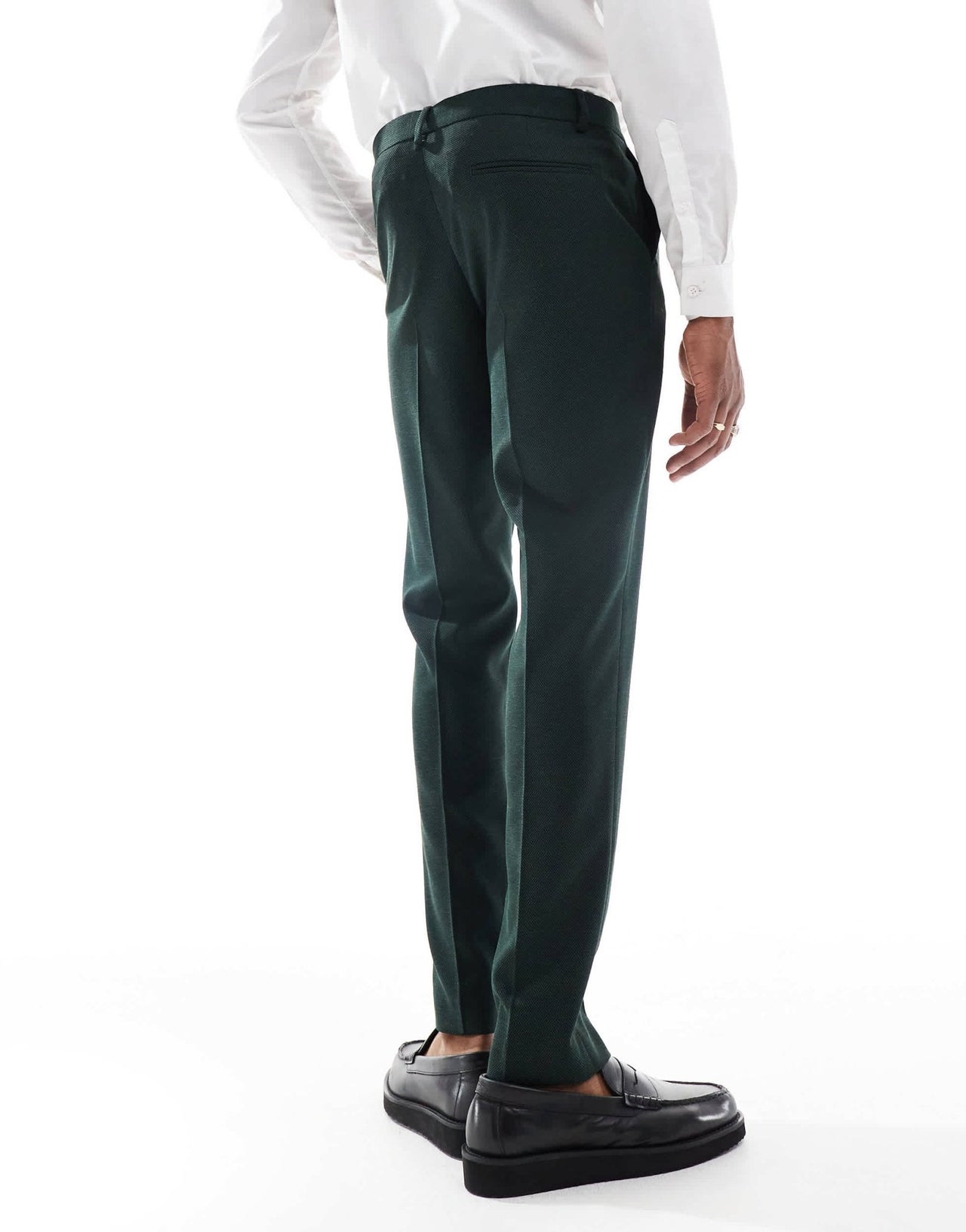 ASOS DESIGN wedding skinny suit trousers in green - ASOS Sample Sale
