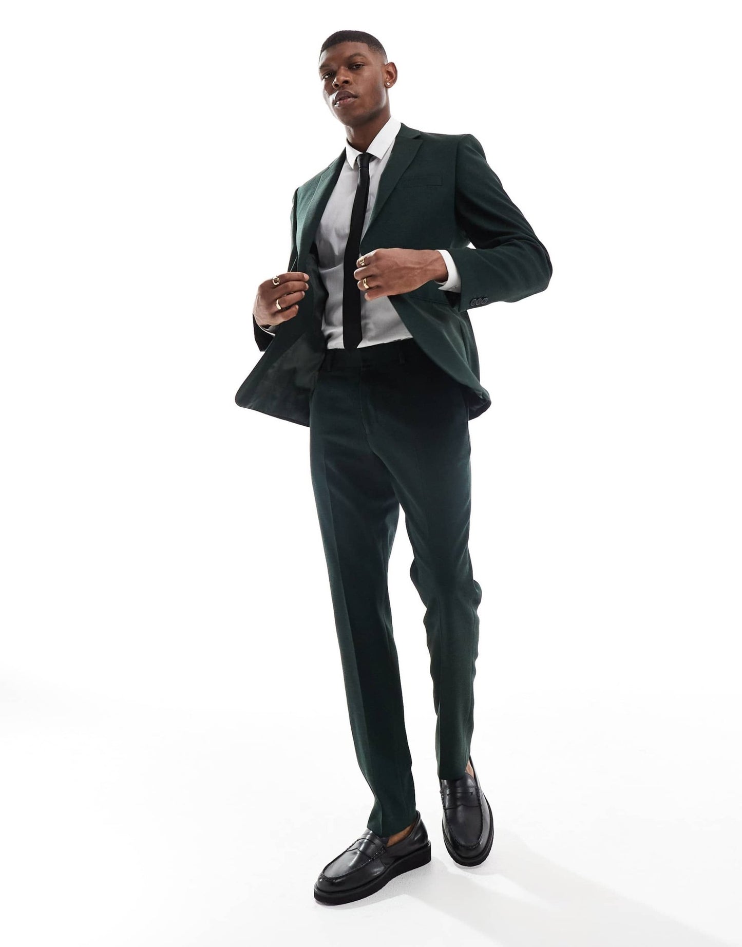 ASOS DESIGN wedding skinny suit trousers in green - ASOS Sample Sale
