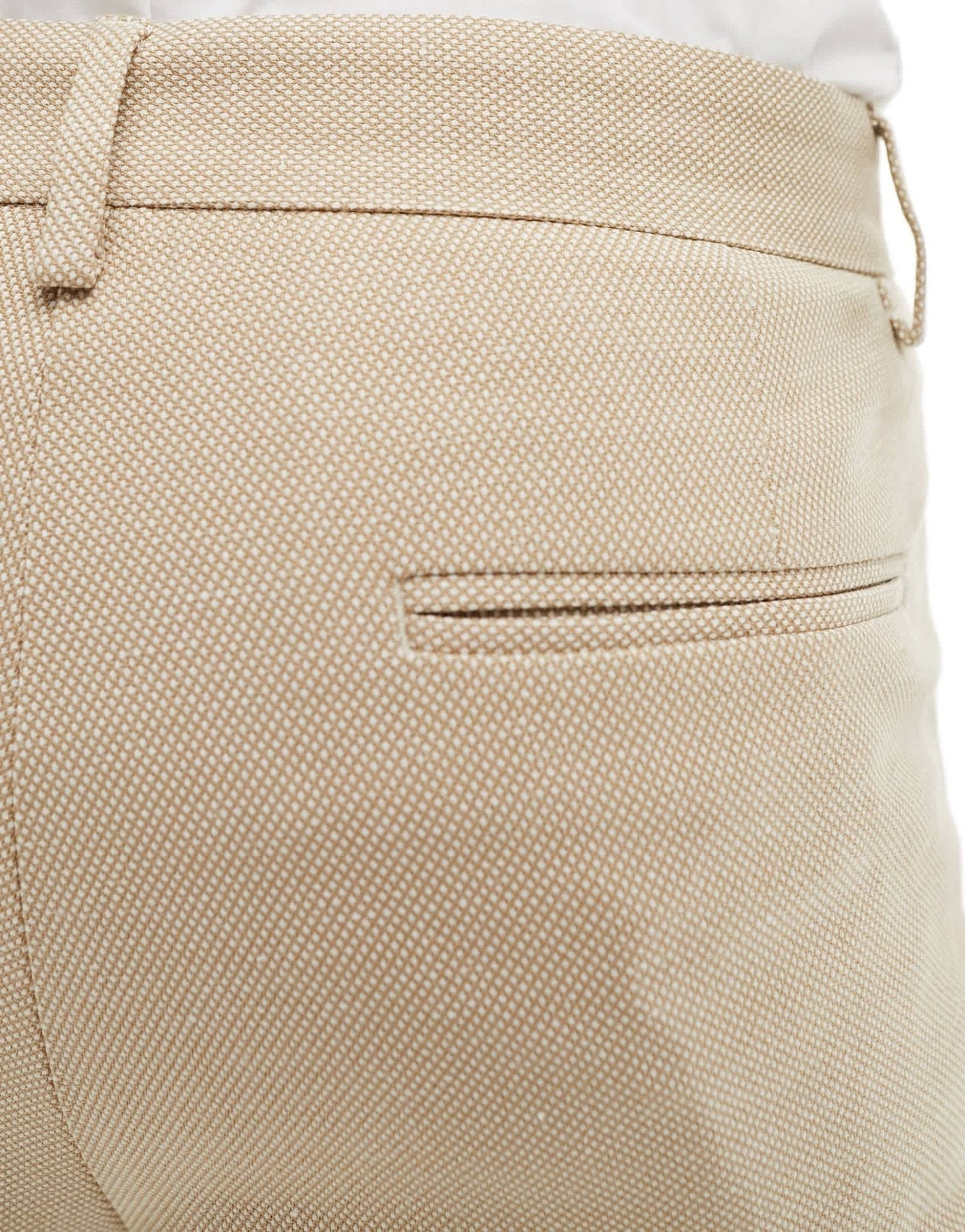 ASOS DESIGN wedding skinny suit trousers in stone - ASOS Sample Sale