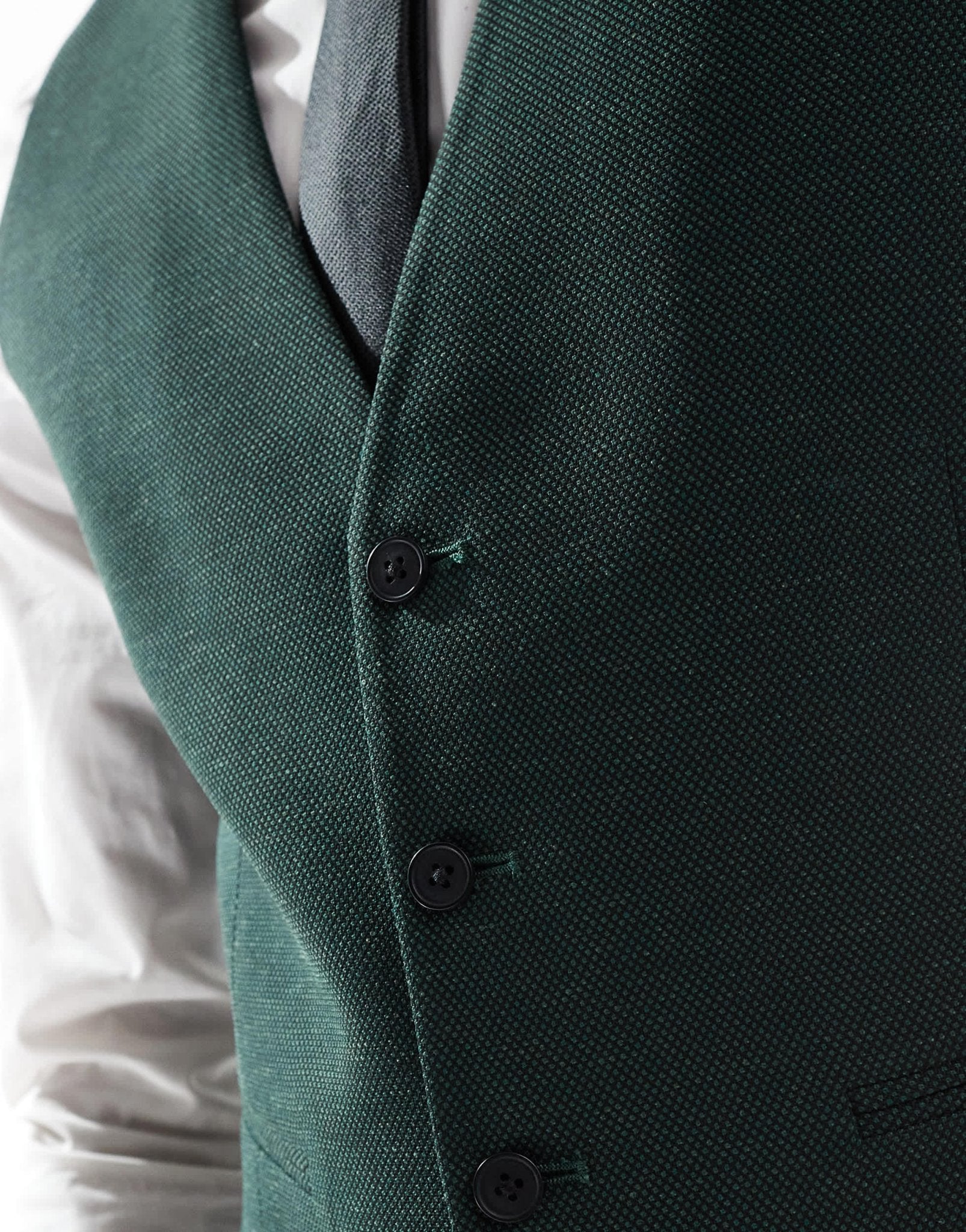 ASOS DESIGN wedding skinny suit waistcoat in green - ASOS Sample Sale