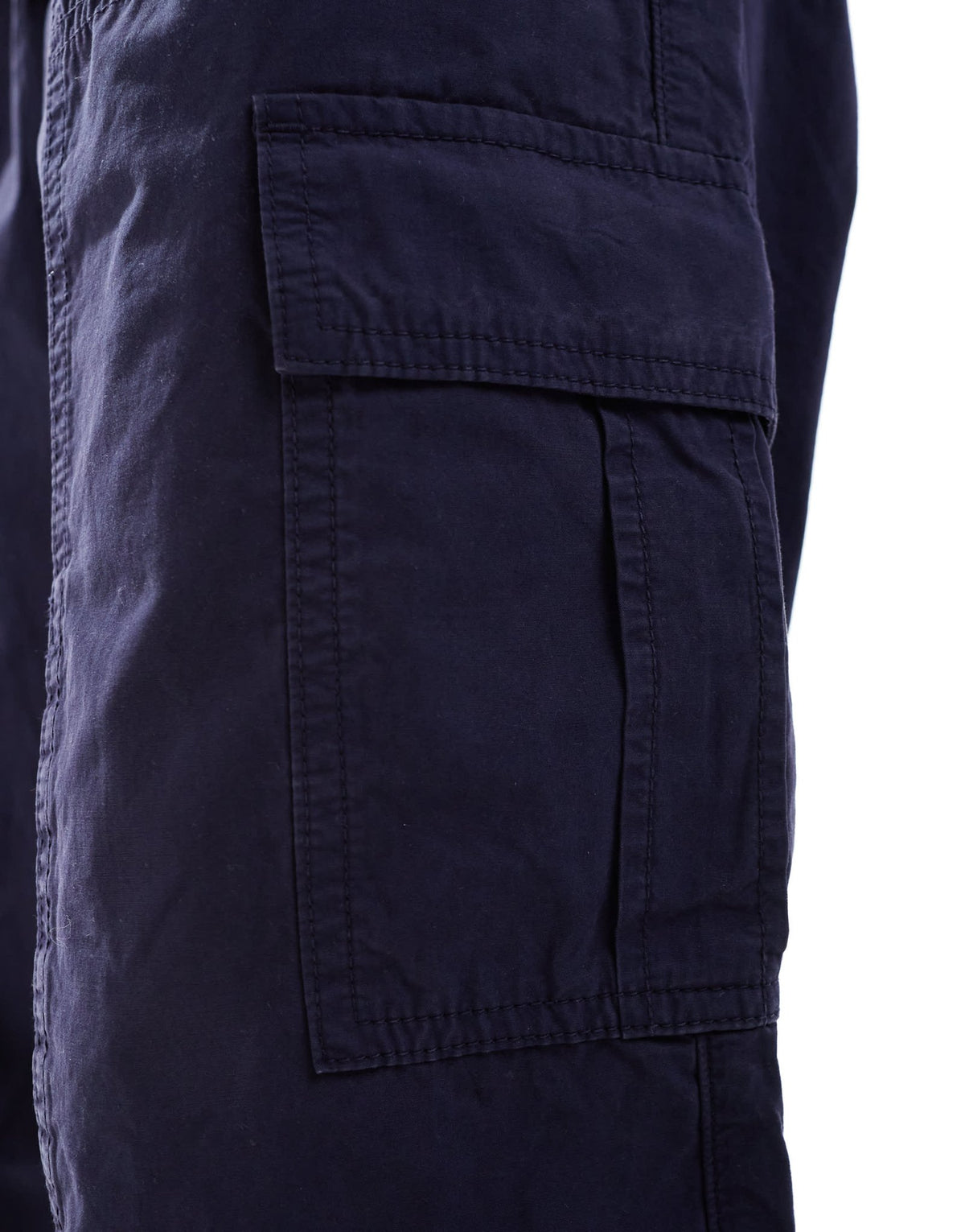 ASOS DESIGN wide leg cargo trouser in navy - ASOS Sample Sale