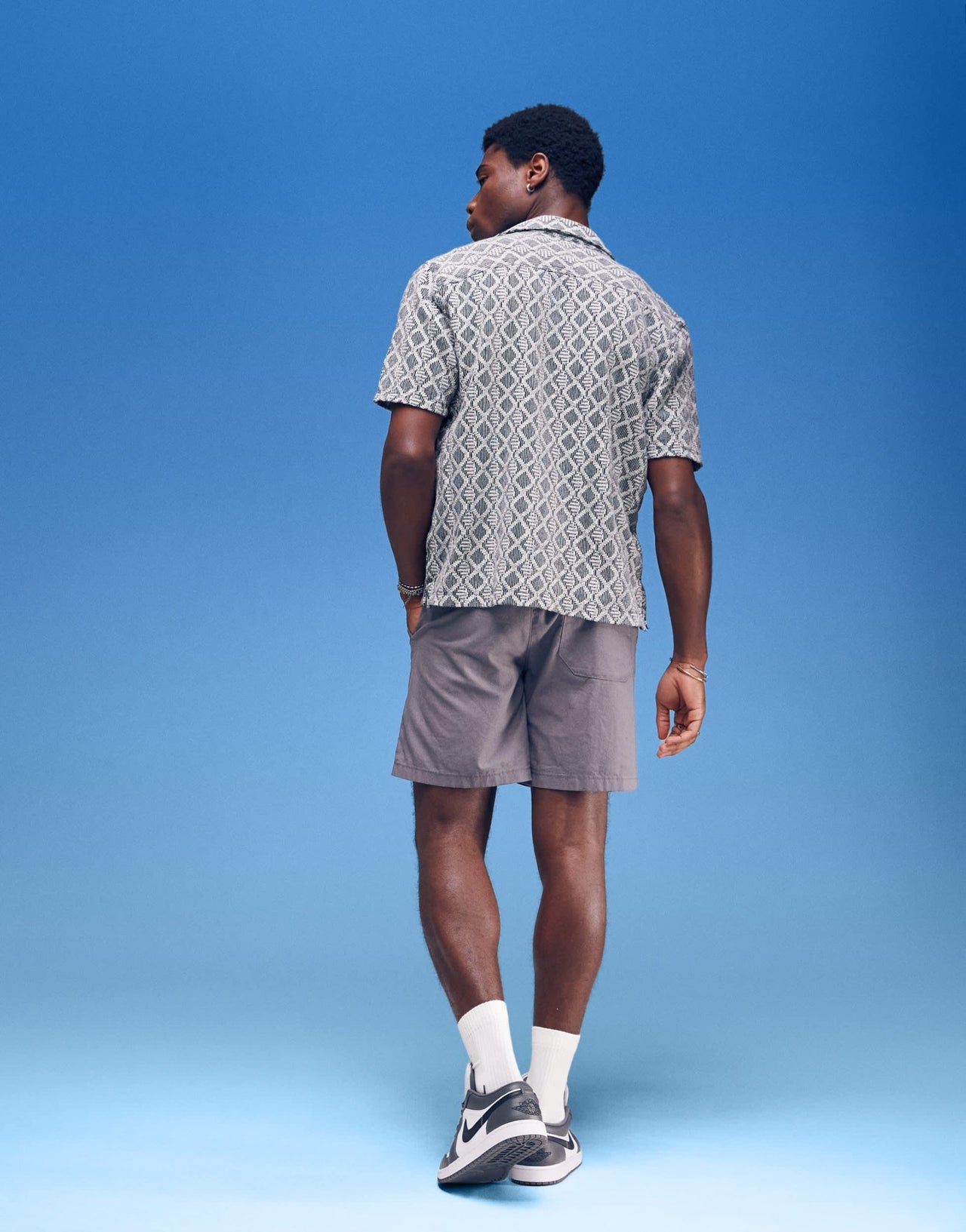ASOS DESIGN wide linen blend shorts in grey - ASOS Sample Sale