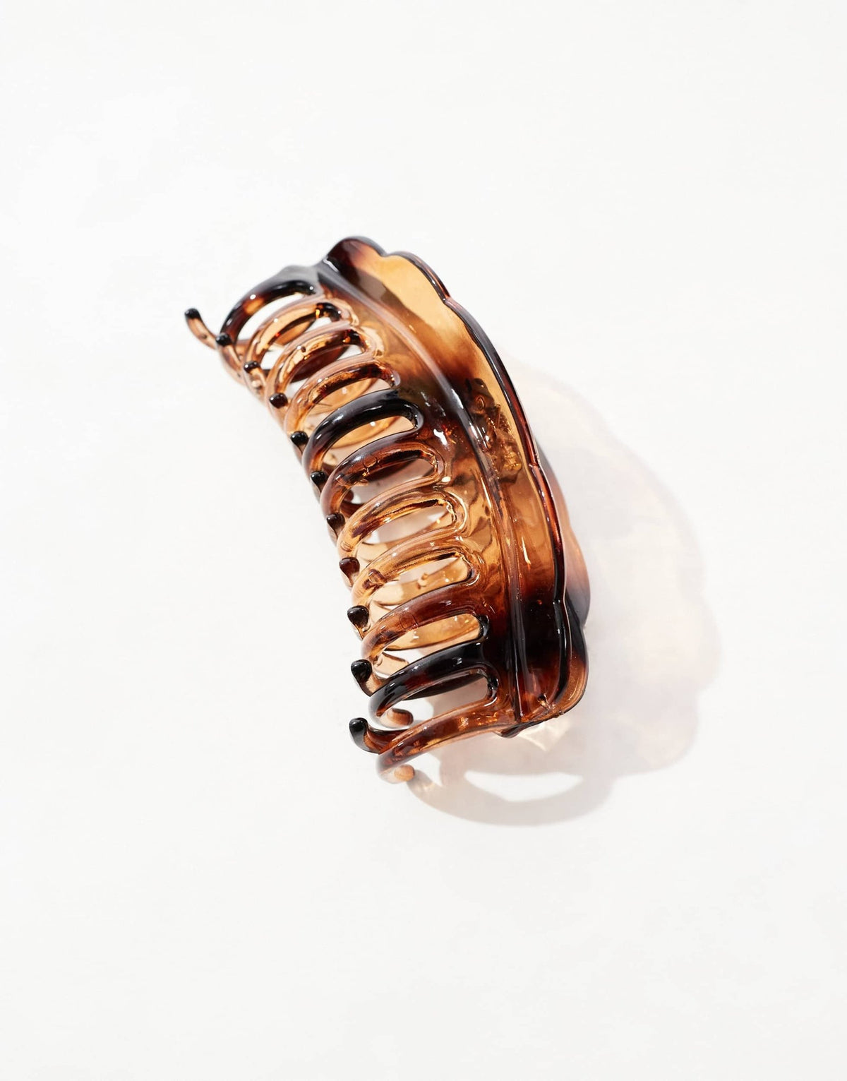 ASOS DESIGN XL hair claw with scallop edge in tort - ASOS Sample Sale