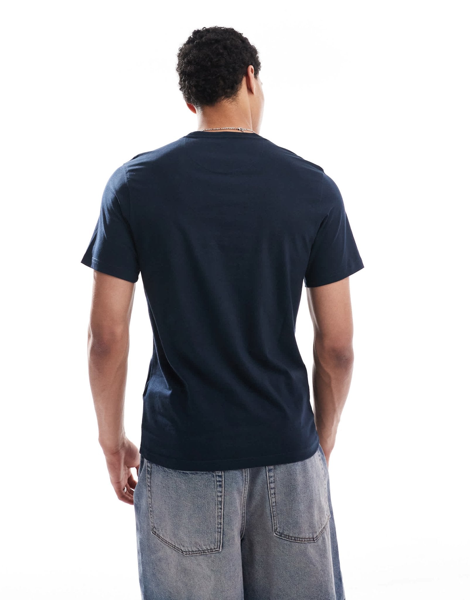 Barbour International small logo t-shirt in navy - ASOS Sample Sale