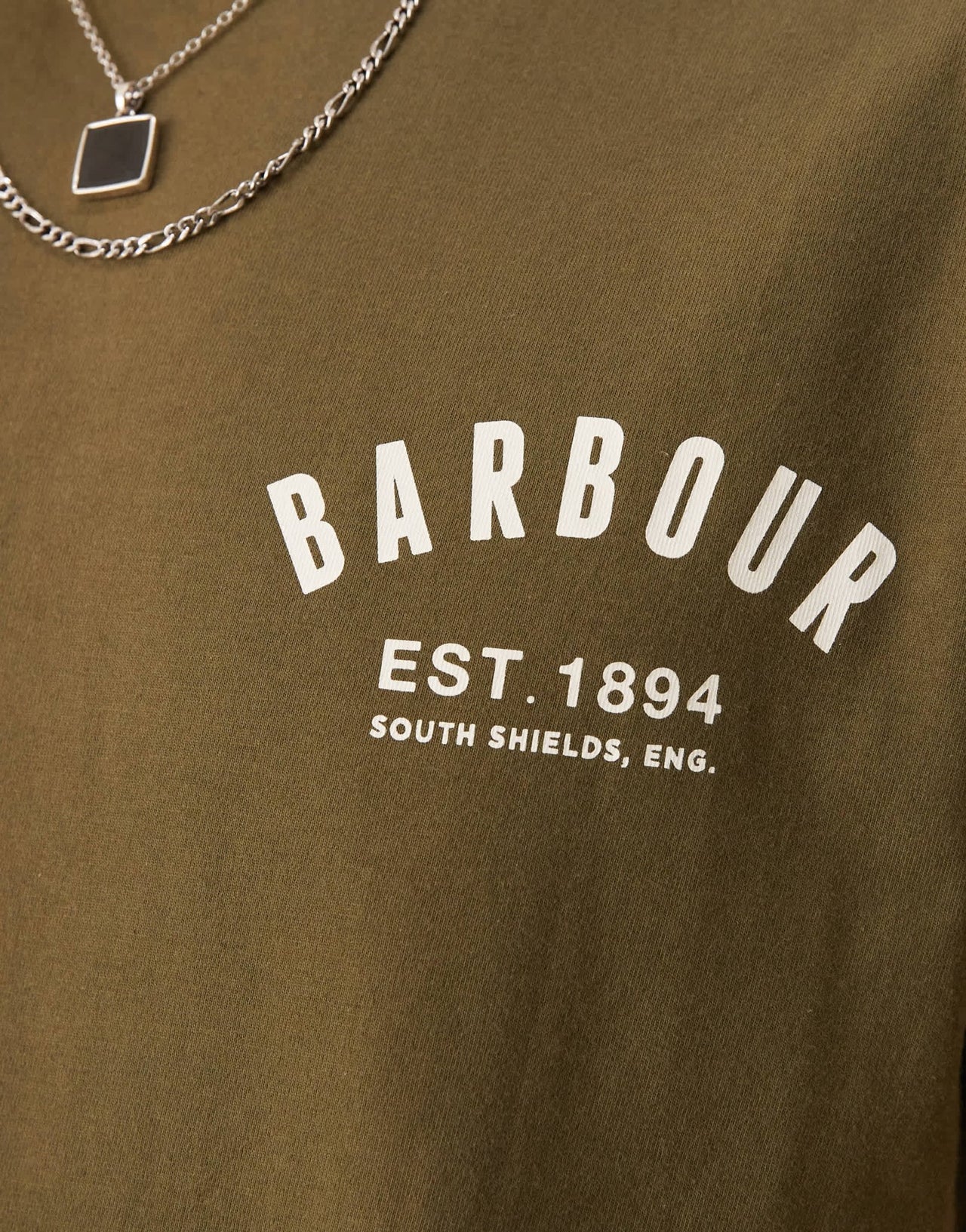 Barbour Preppy t-shirt in light sage - ASOS Sample Sale