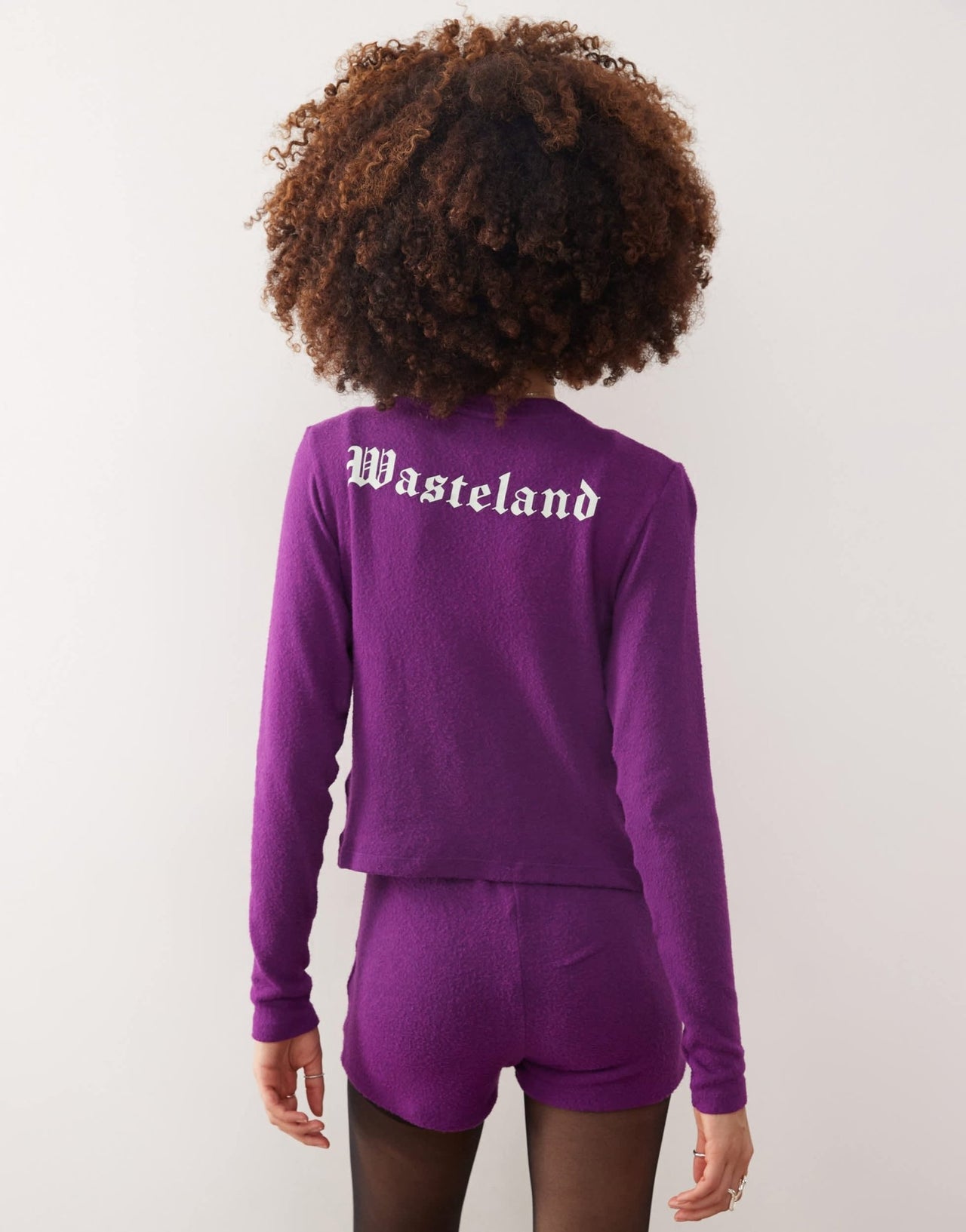 Basic Pleasure Mode cardigan in purple co - ord - ASOS Sample Sale