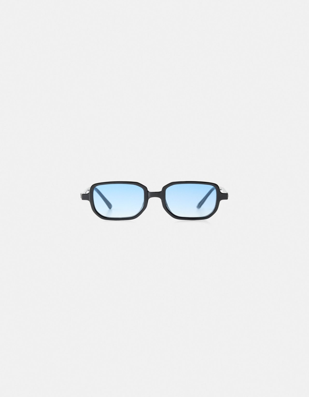 Bershka blue lense sunglasses in black - ASOS Sample Sale