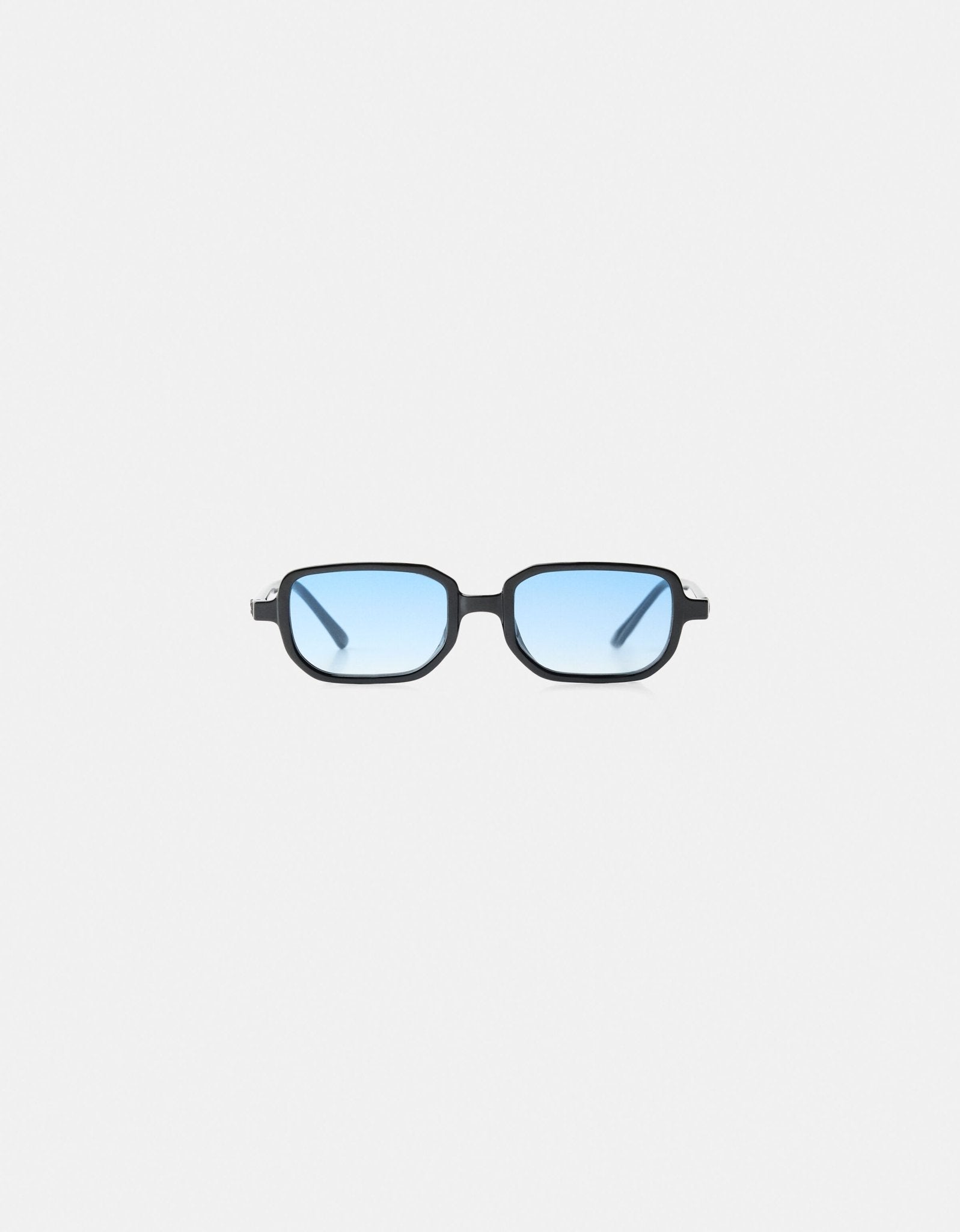 Bershka blue lense sunglasses in black - ASOS Sample Sale